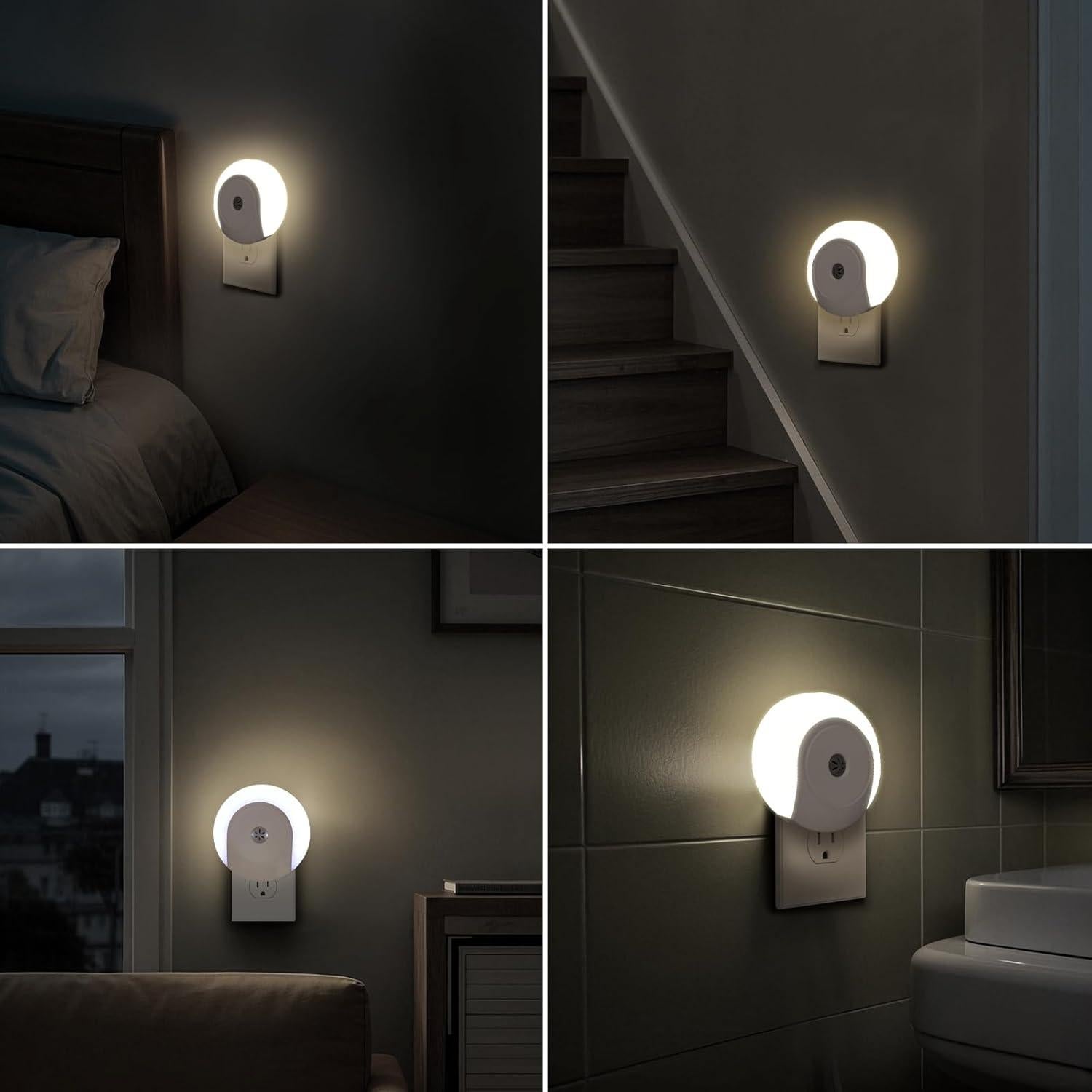 Luces Nocturnas LED MEIHUAXING, 2 Piezas, Sensor Automático
