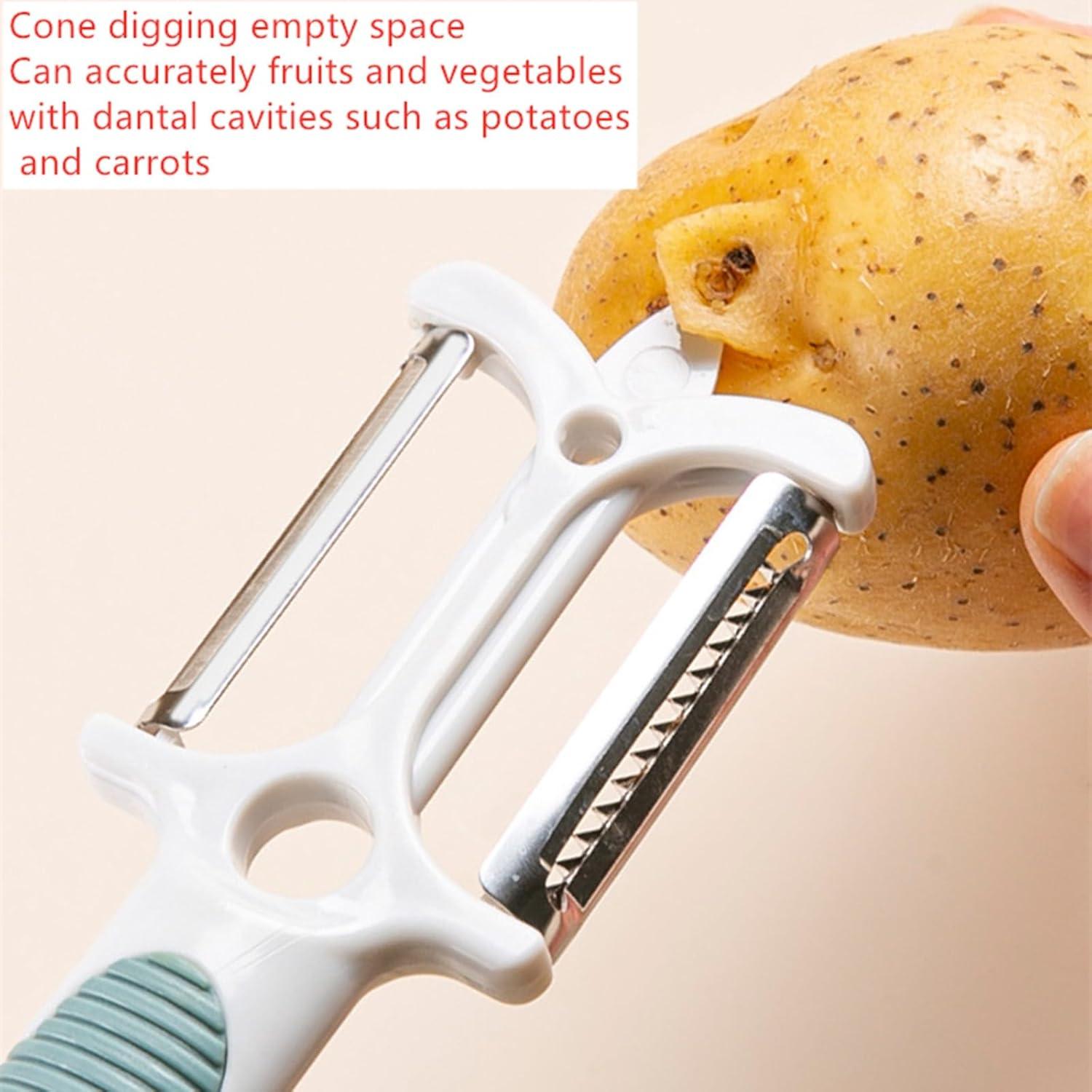 Pelador Multifuncional 2 en 1 CALNAVY Naduo Verde 19x5cm