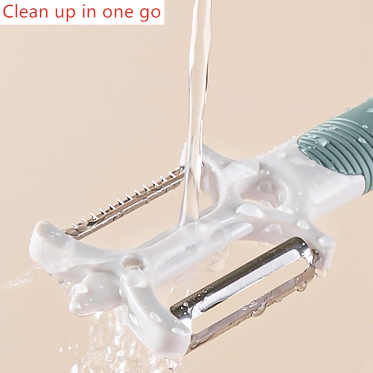 Pelador Multifuncional 2 en 1 CALNAVY Naduo Verde 19x5cm