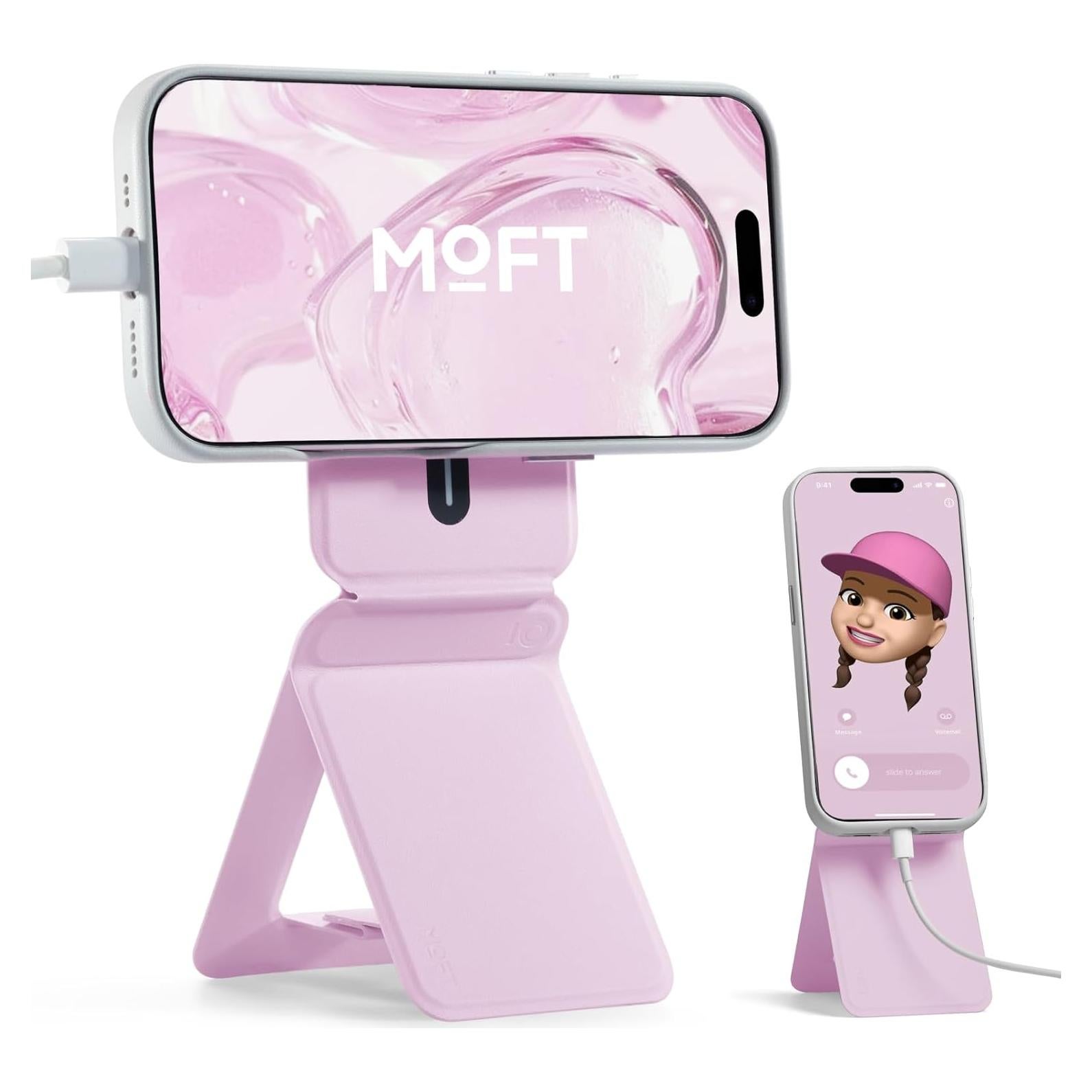 Soporte Trípode Magnético MOFT Rosa para Teléfono Ajustable