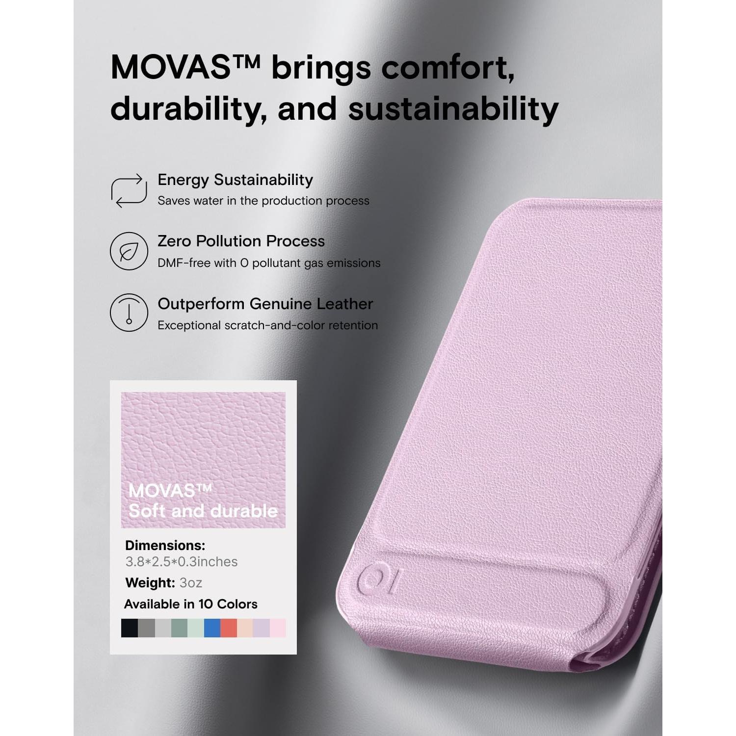 Soporte Trípode Magnético MOFT Rosa para Teléfono Ajustable