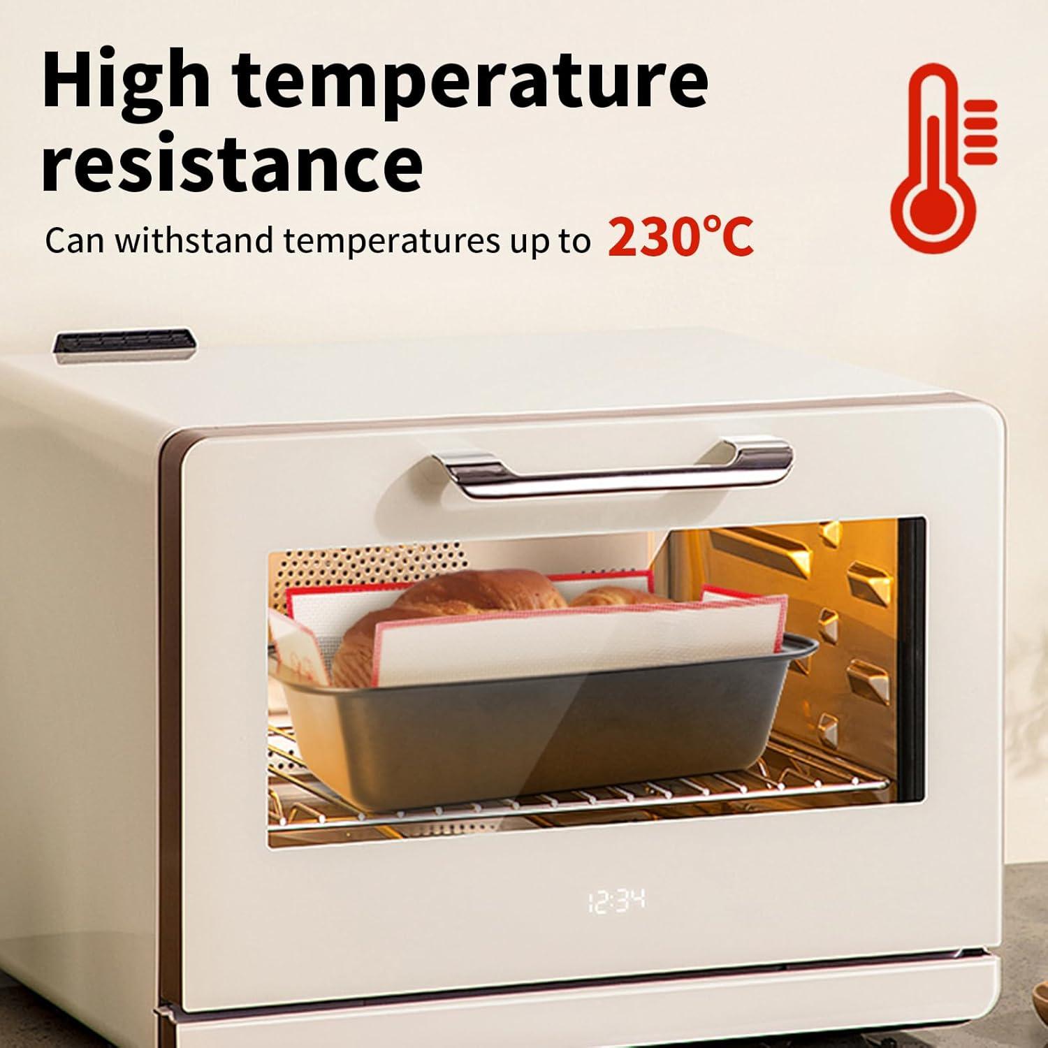 Forros de Silicona Reutilizables Cabipeove para Hornear Pan