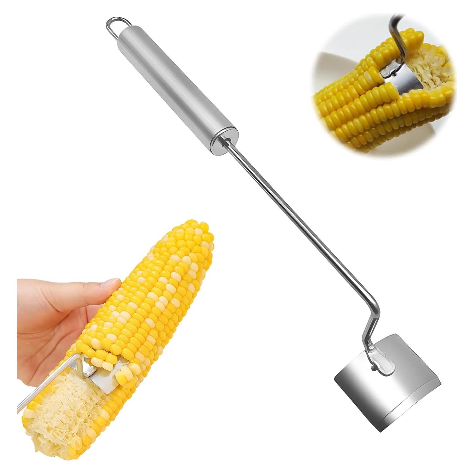 Pelador de Maíz de Acero Inoxidable Genérico - Desgranador Ergonómico