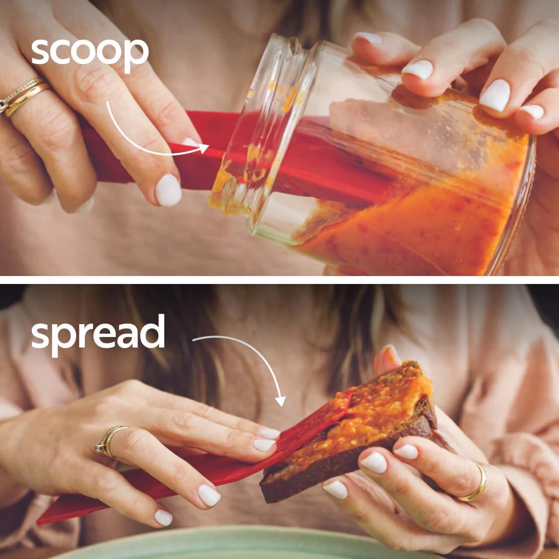 Cucharas Medidoras Plegables Polygons 6-en-1 Negro