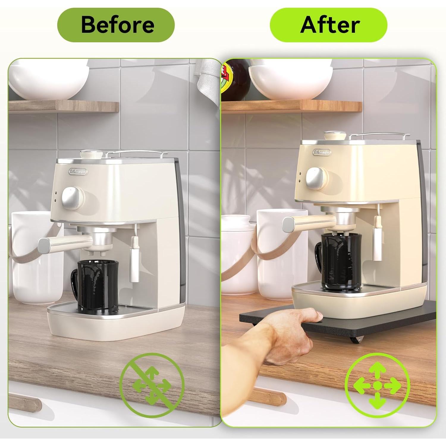 Bandeja Deslizante de Bambú HzTinT 24.13x35.56 cm con Ruedas