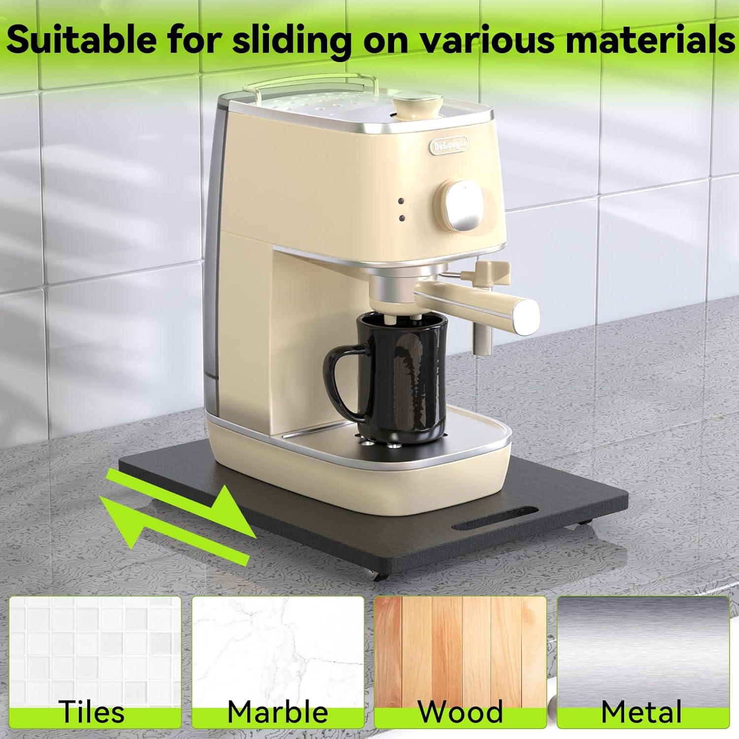 Bandeja Deslizante de Bambú HzTinT 24.13x35.56 cm con Ruedas