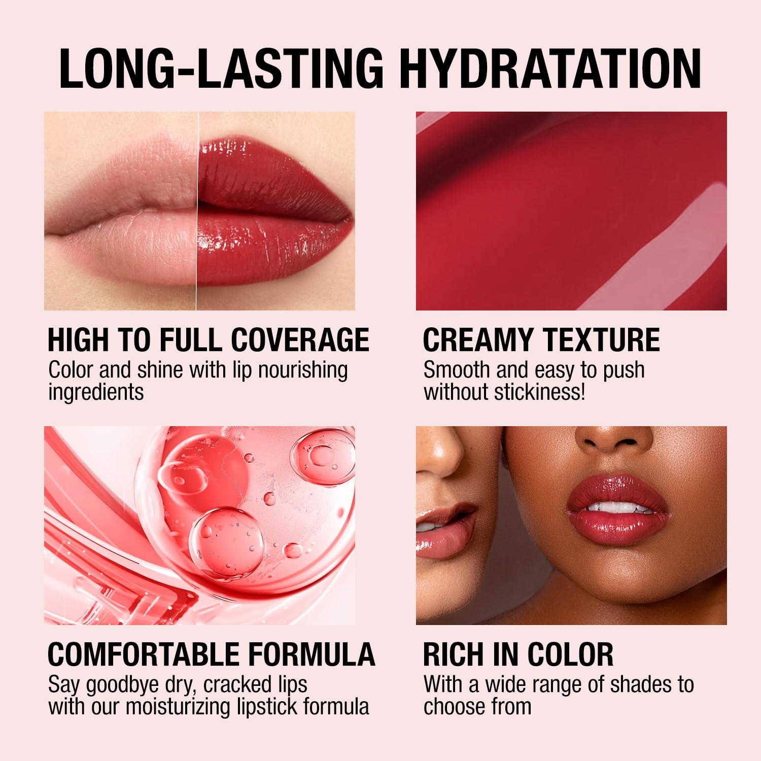 Brillo Labial Cremoso Jolilab 2 Colores Hidratante 3.85 ml