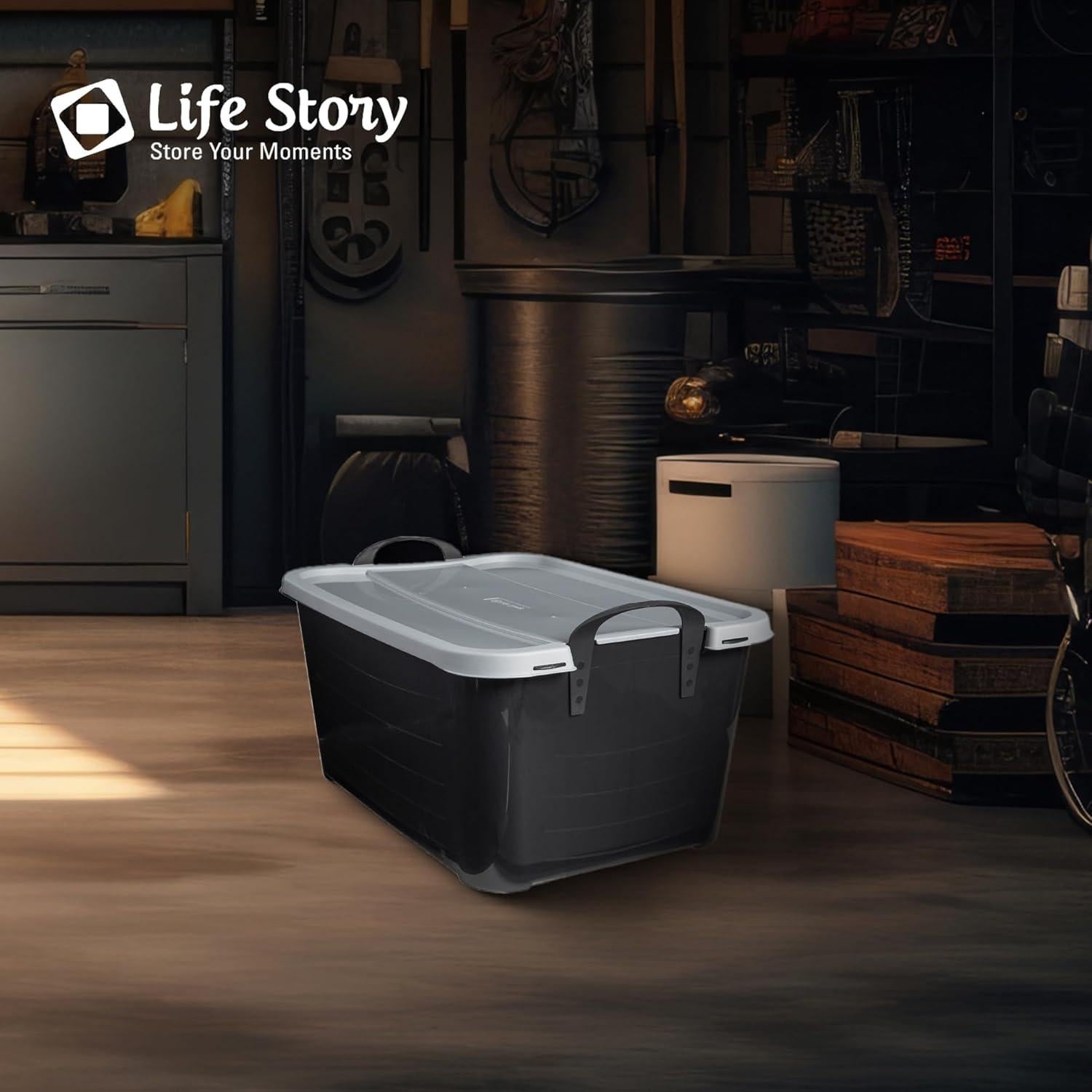 Contenedores de Almacenamiento Historia de Vida 6-Pack 52L