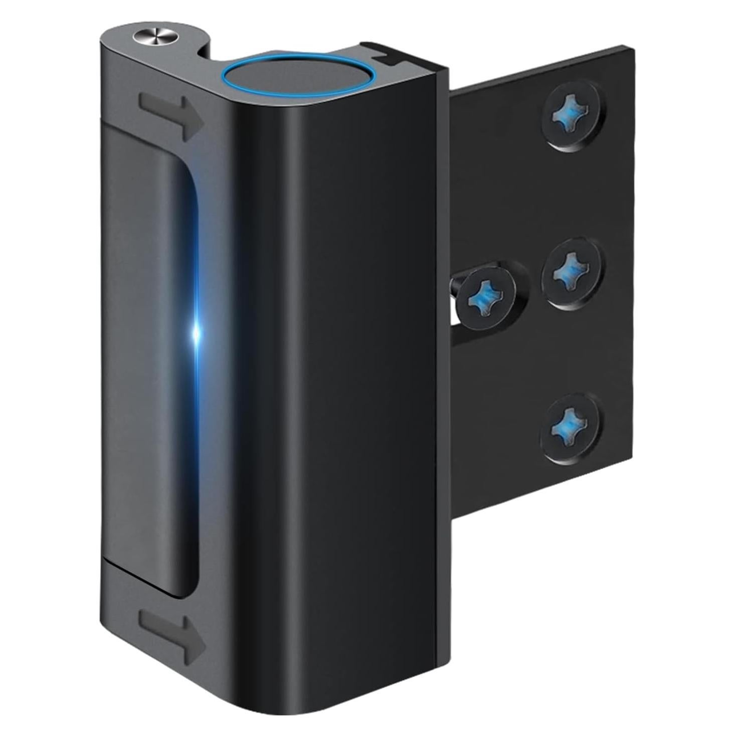 Cerradura de Refuerzo de Seguridad Auzev para Puerta Negra