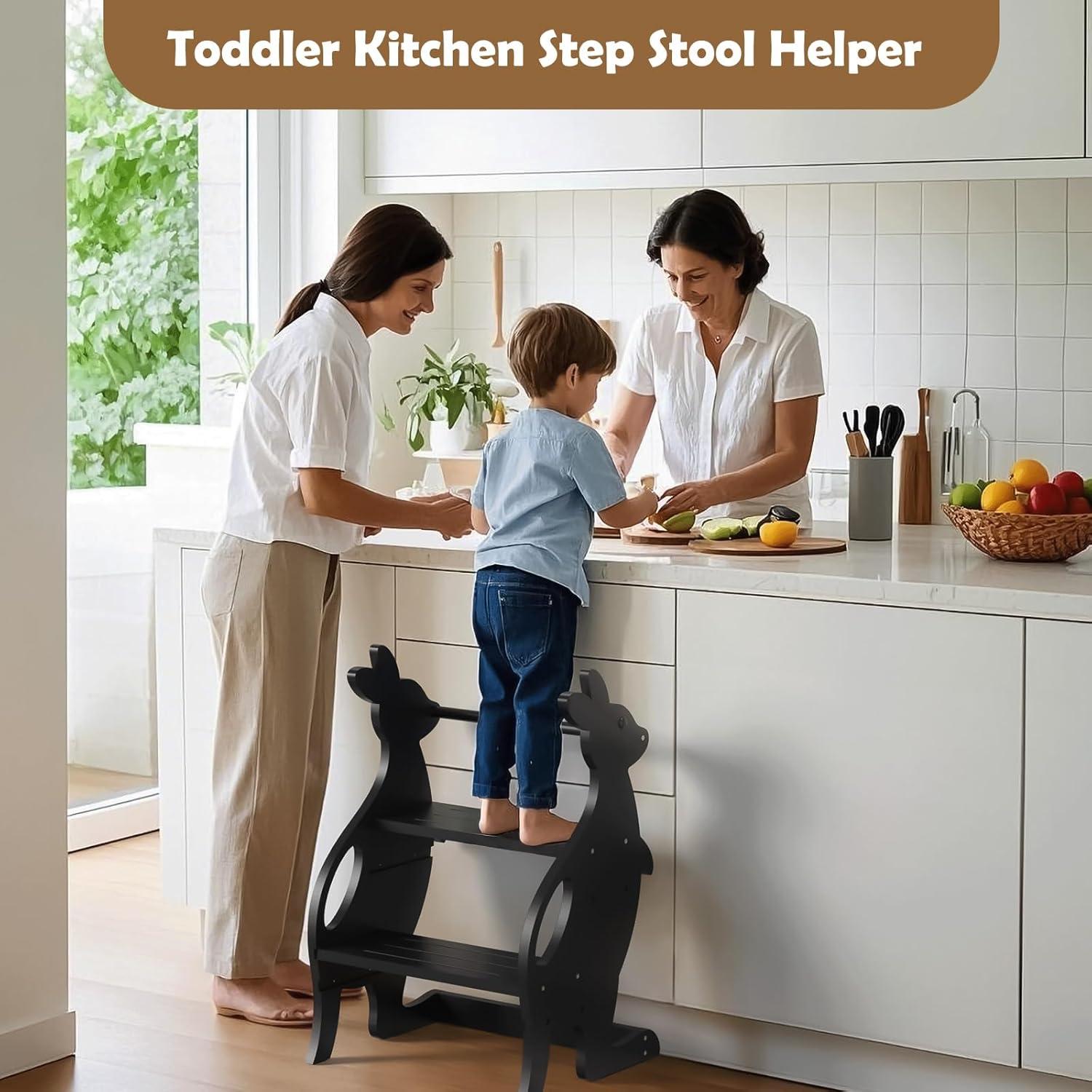 Escalera de 2 Pasos BueDeHai para Niños - Ajustable y Segura