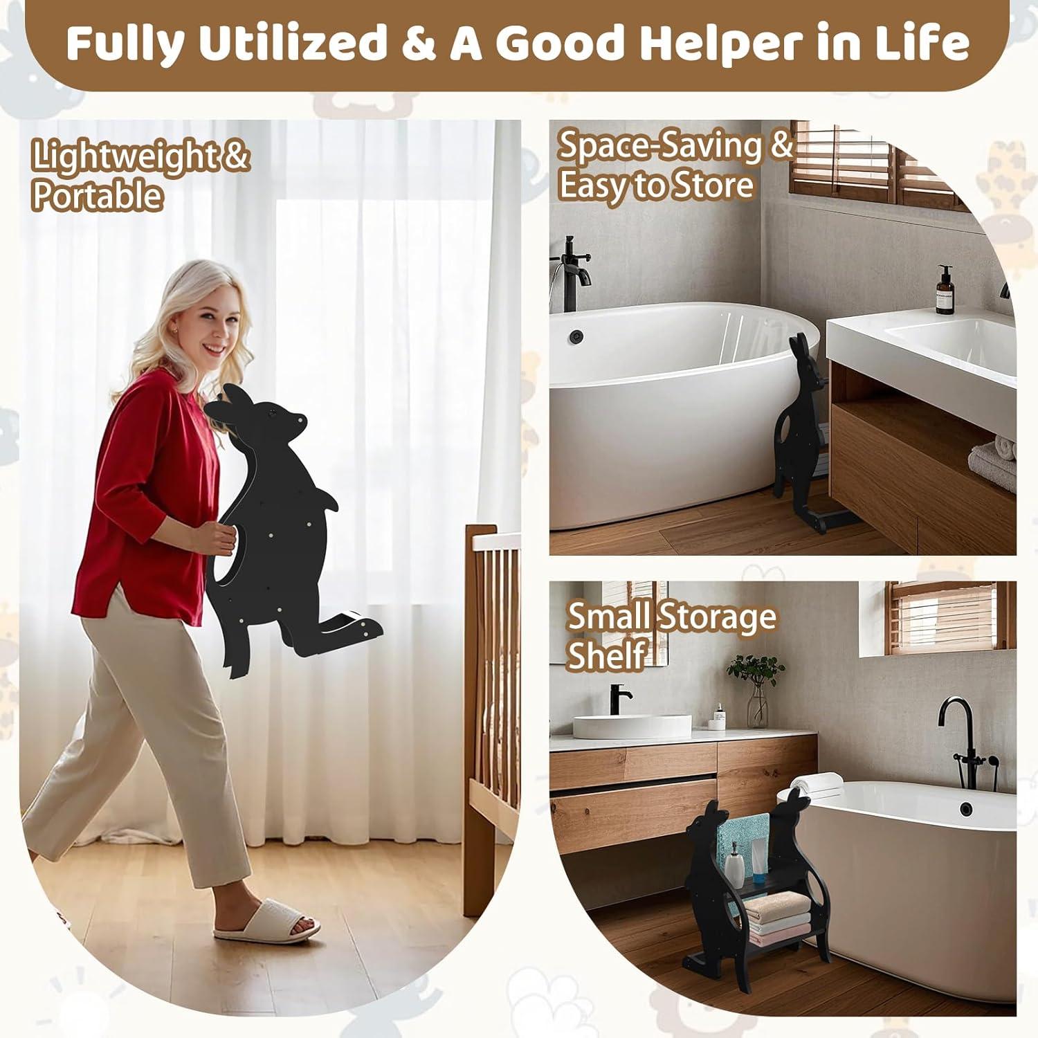 Escalera de 2 Pasos BueDeHai para Niños - Ajustable y Segura