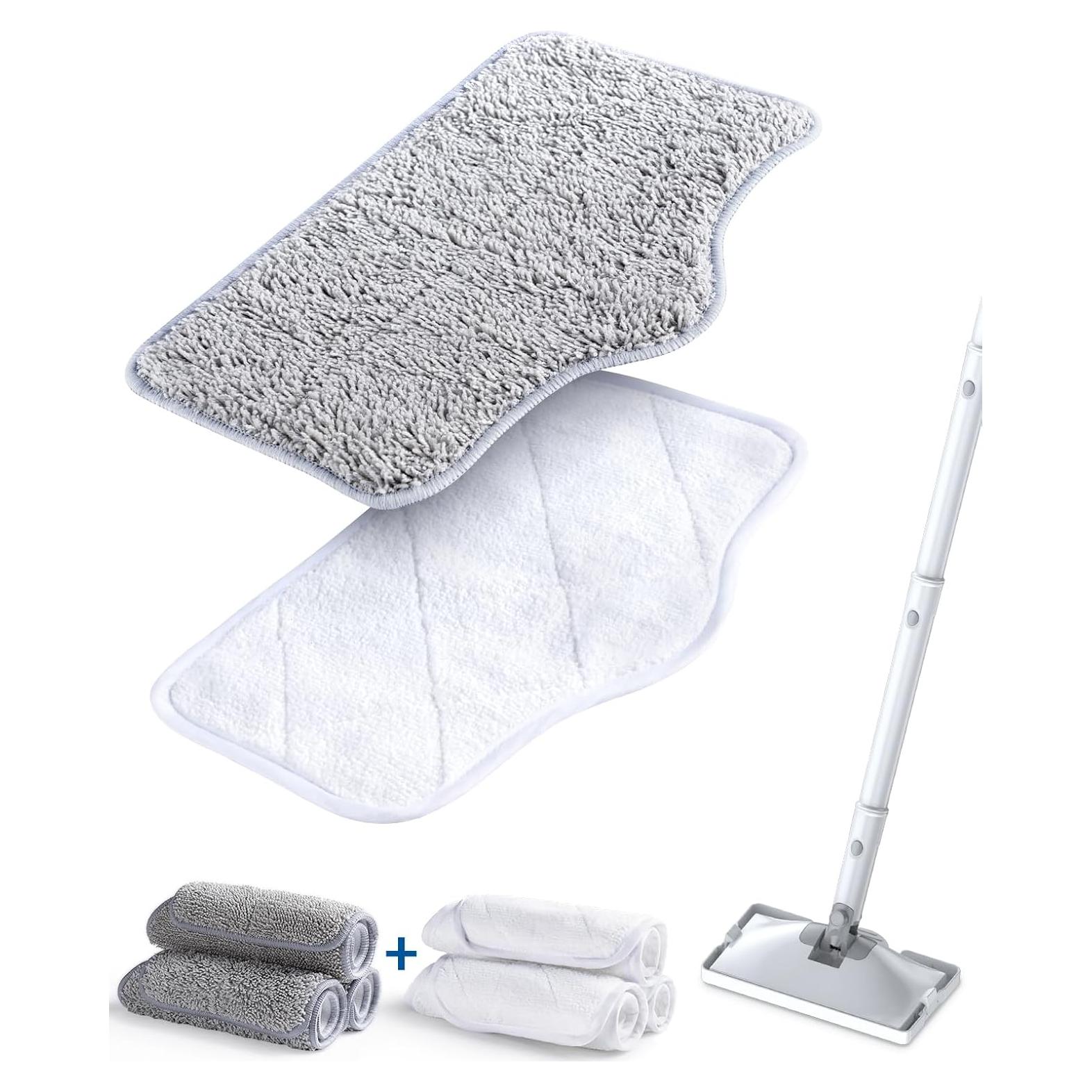 Paquete de 6 Paños de Microfibra LABIGO para Mopas de Vapor