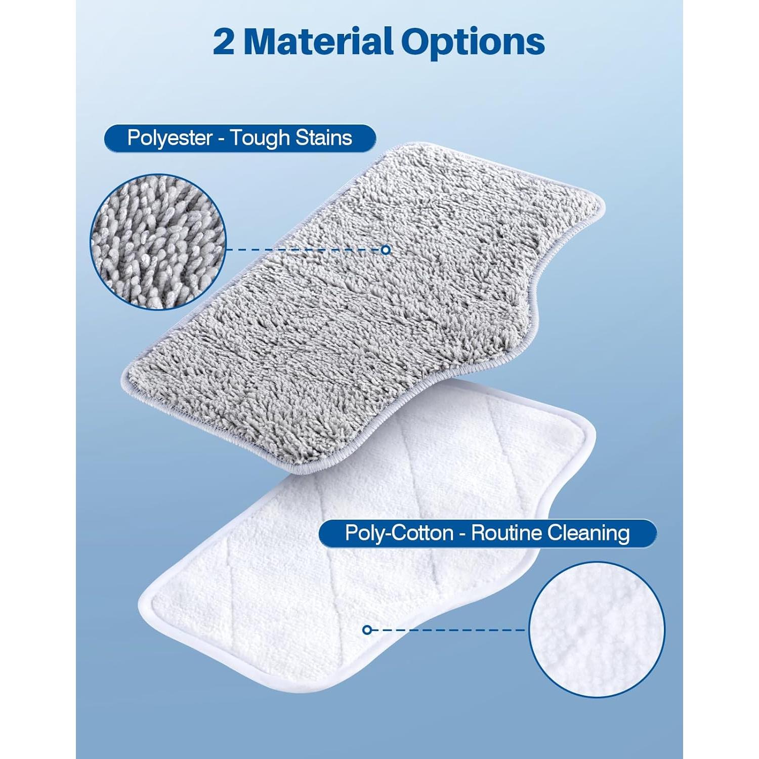 Paquete de 6 Paños de Microfibra LABIGO para Mopas de Vapor