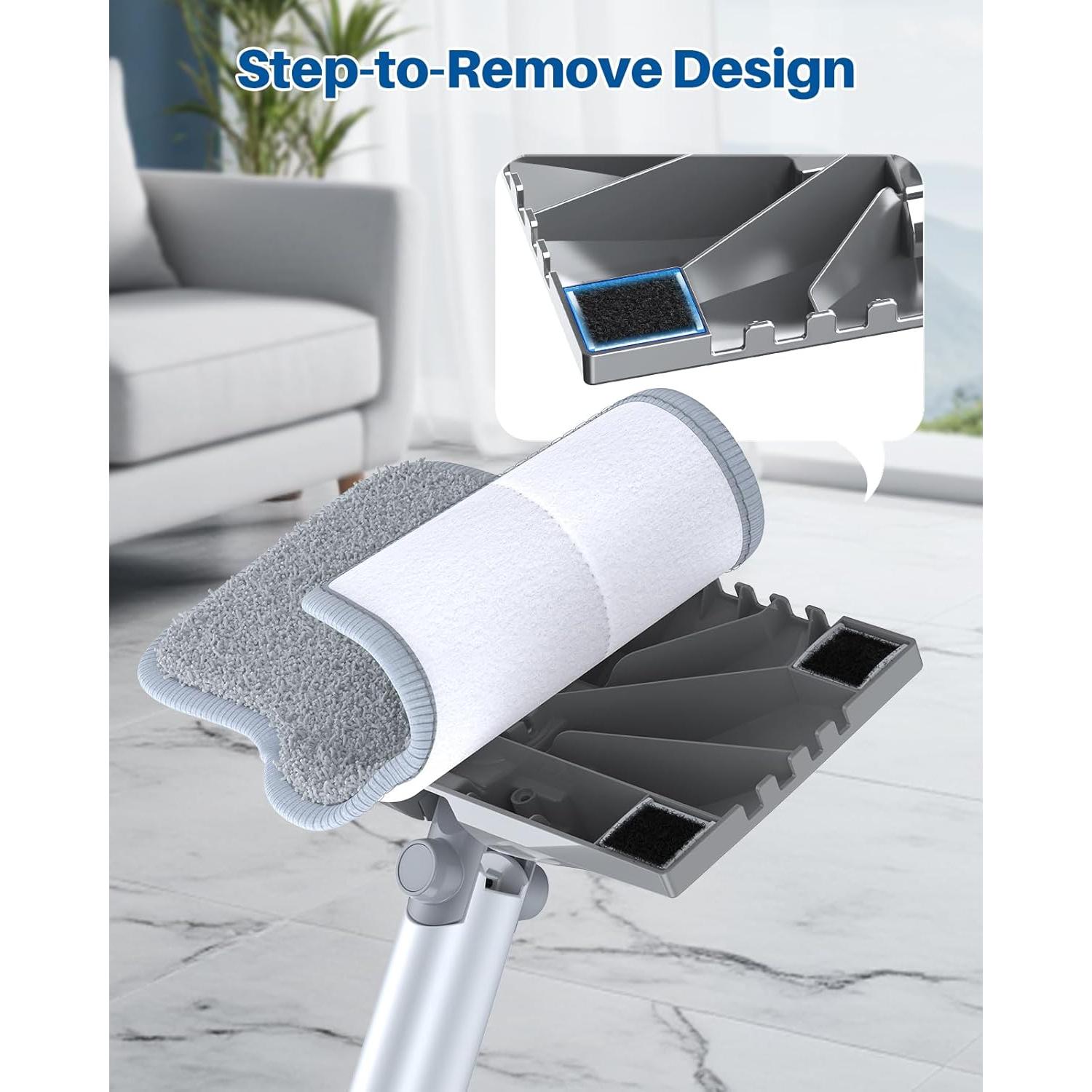 Paquete de 6 Paños de Microfibra LABIGO para Mopas de Vapor