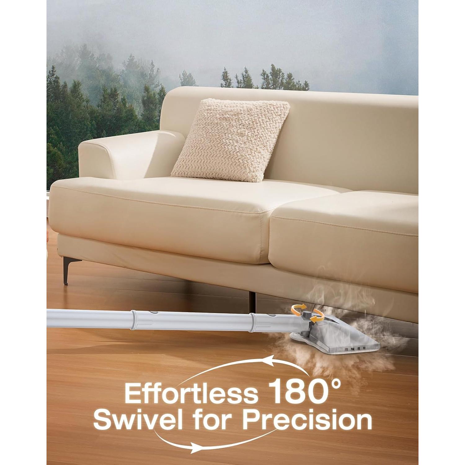 Mopa de Vapor LABIGO KS-7883 10-en-1 350ml 1200W Blanco