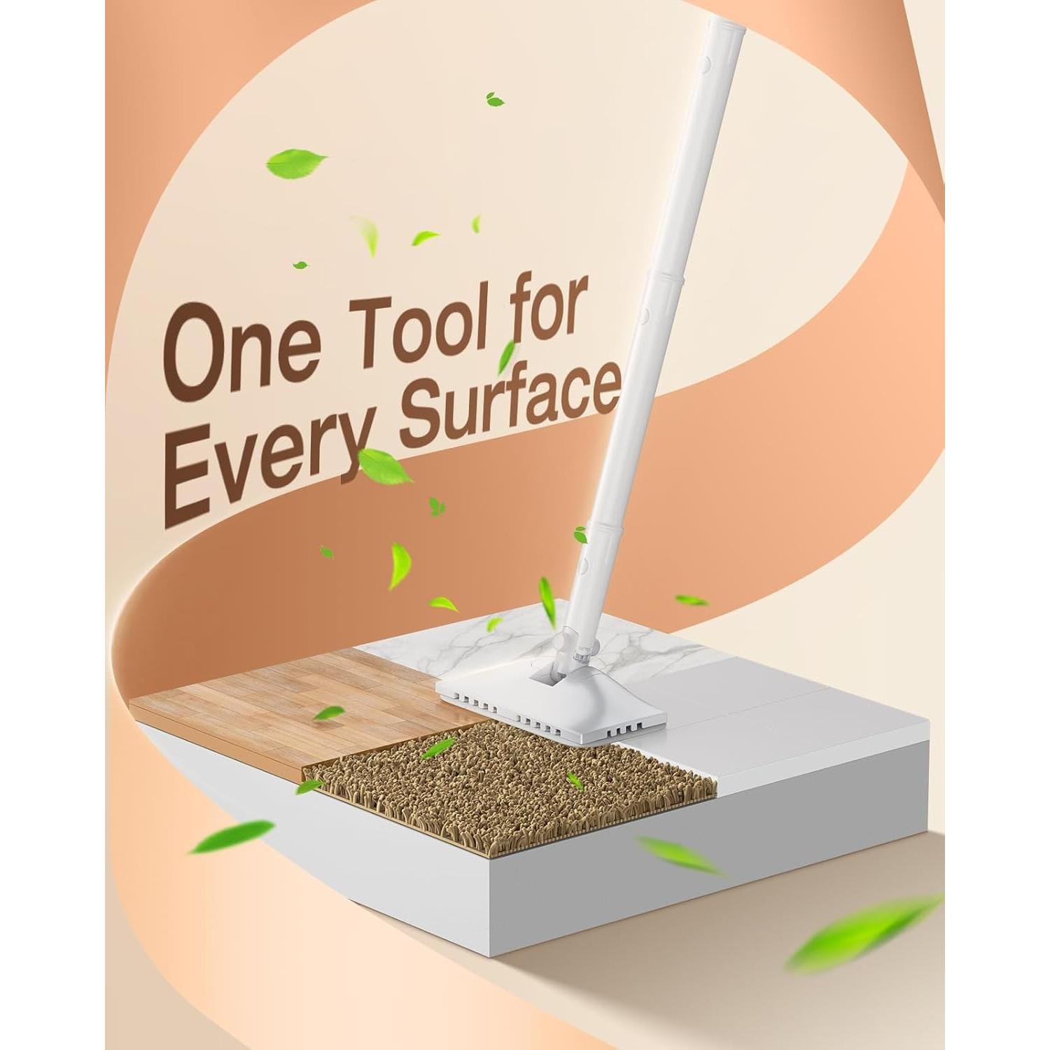 Mopa de Vapor LABIGO KS-7883 10-en-1 350ml 1200W Blanco