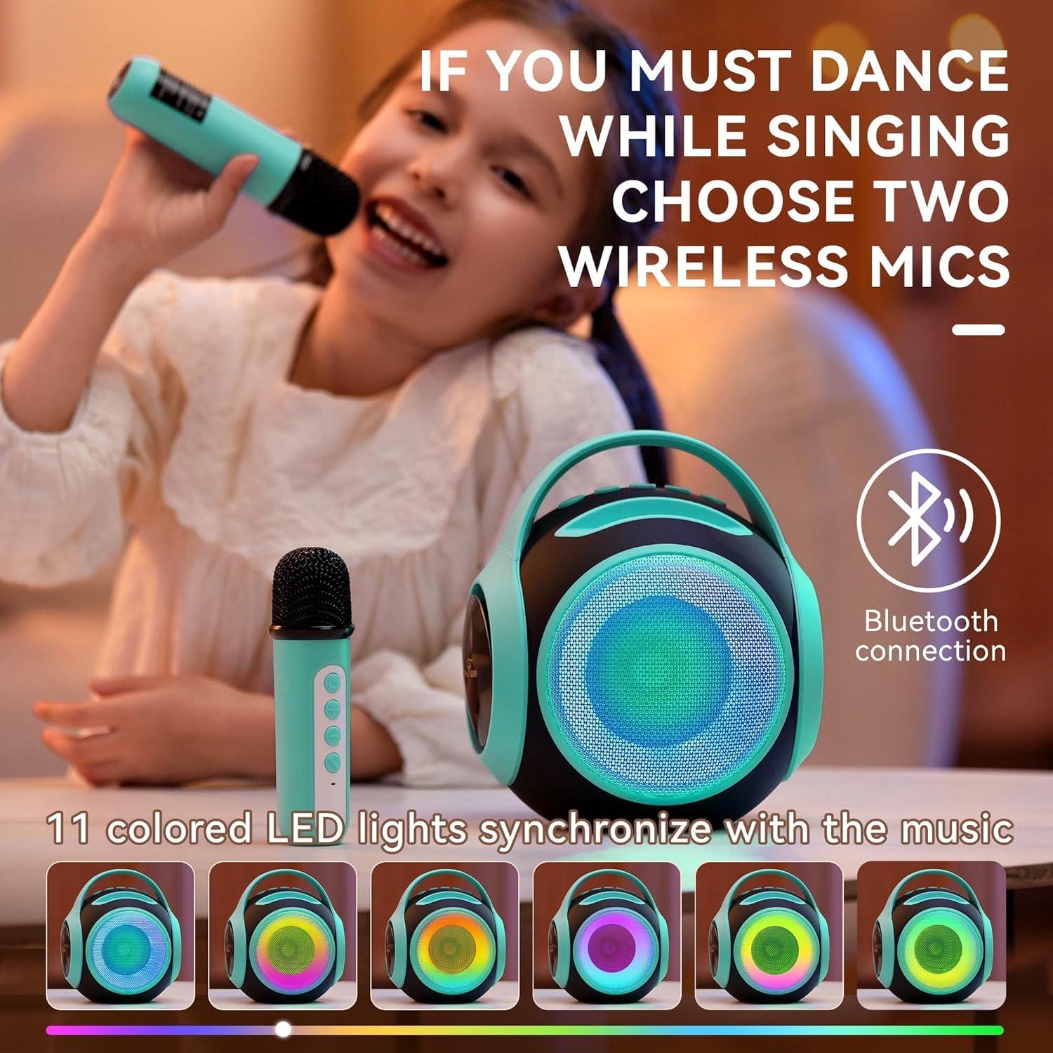 Karaoke Vigorfun Todo en Uno para Niños, Bluetooth 20W