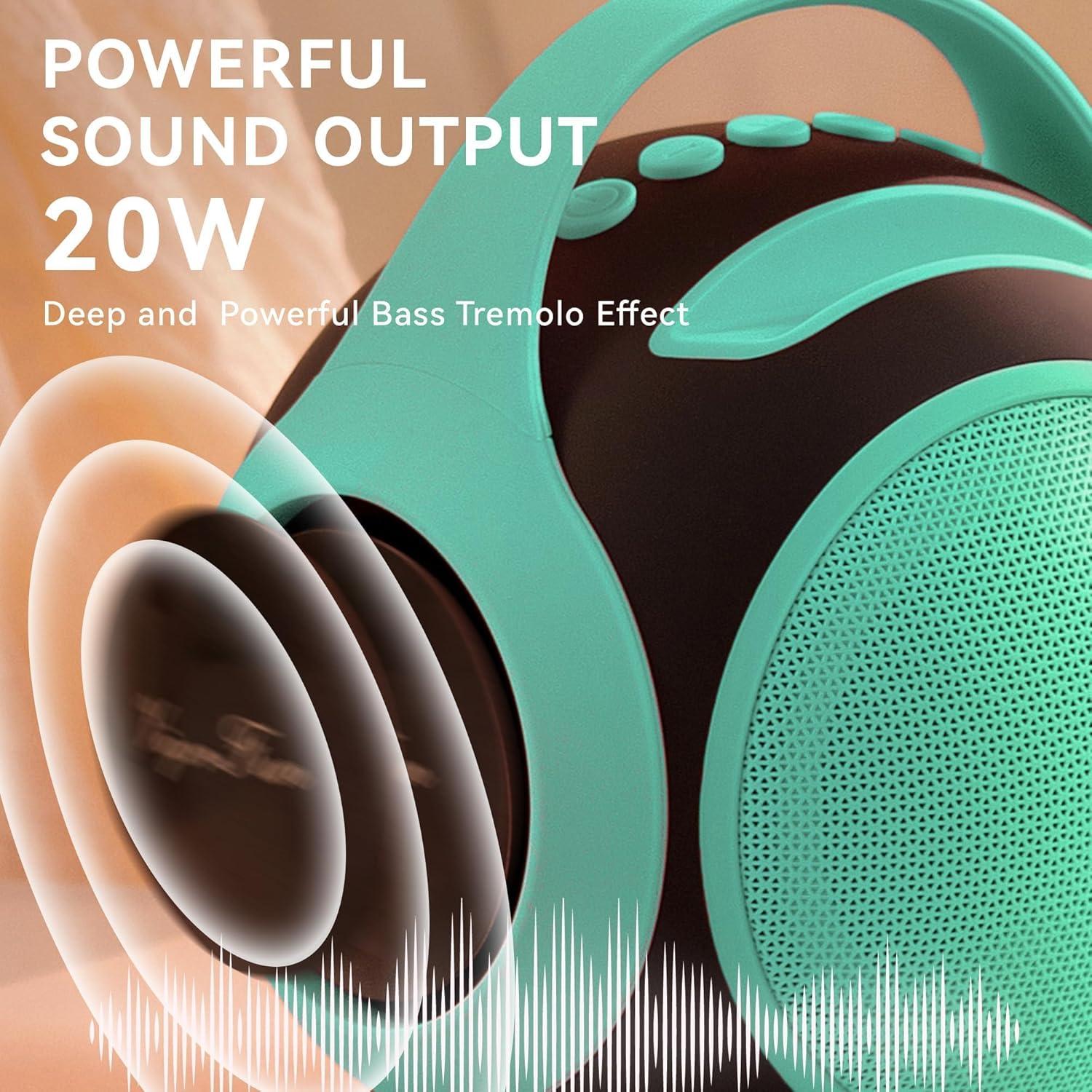 Karaoke Vigorfun Todo en Uno para Niños, Bluetooth 20W