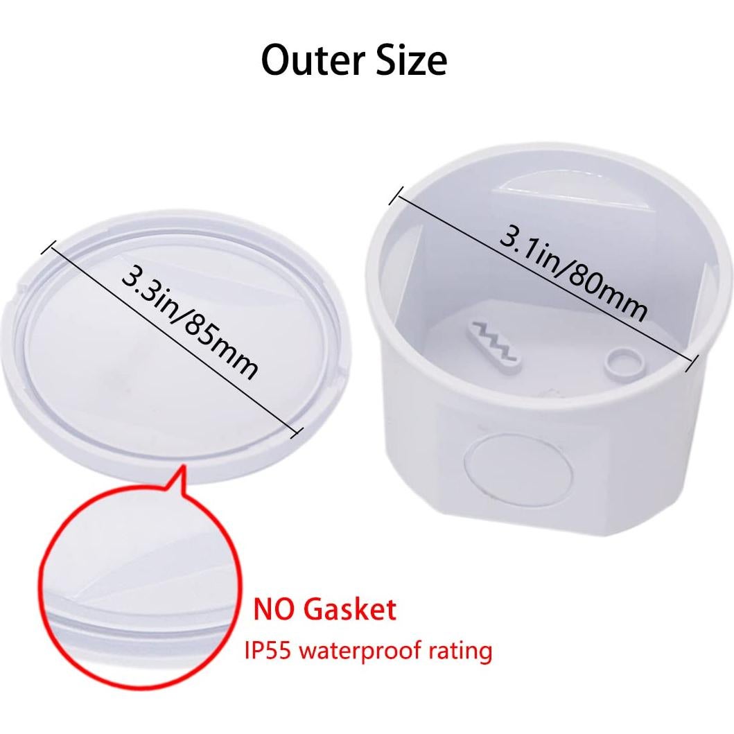 Caja de Conexiones Zulkit IP55 Plástico ABS 20x5 cm