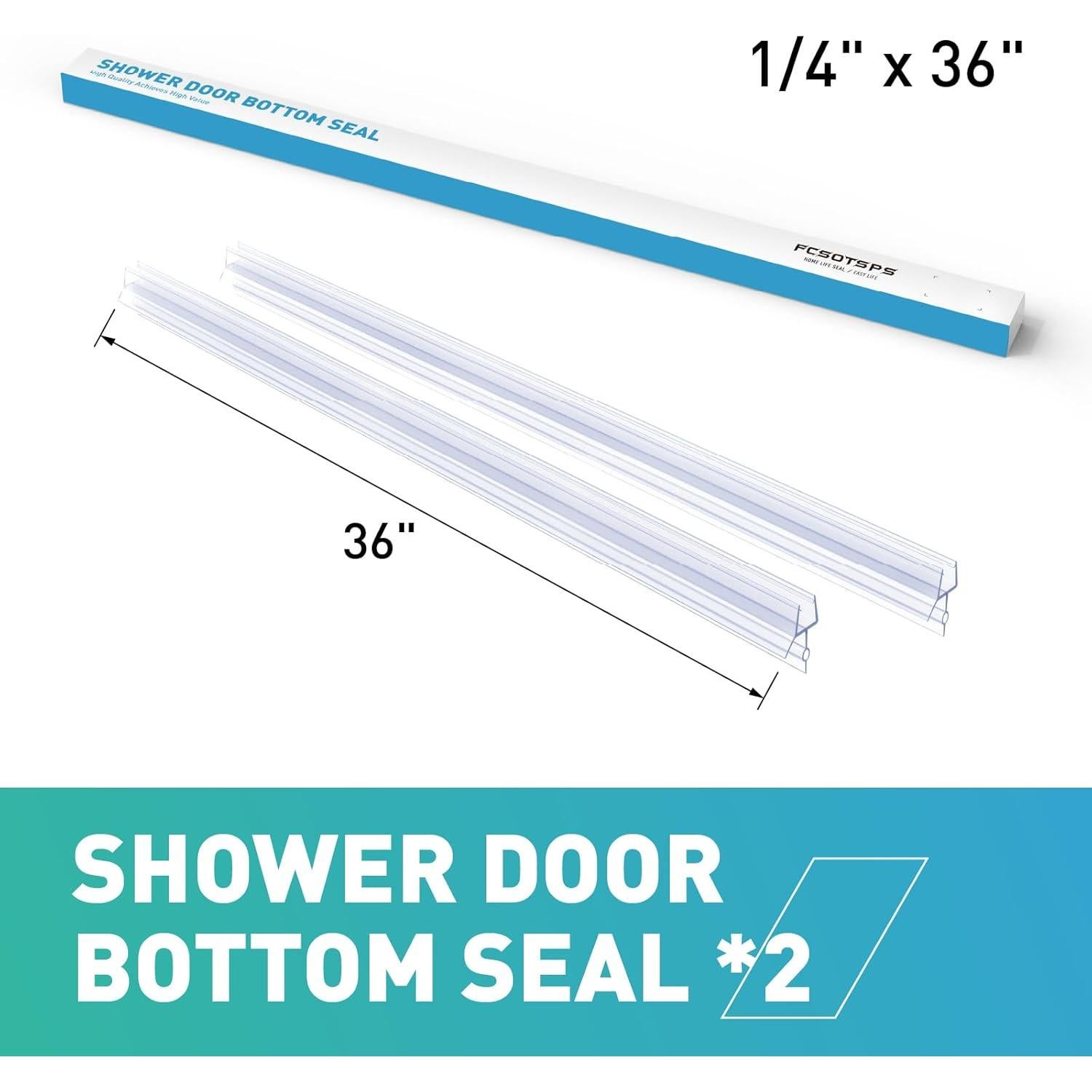 Sello Inferior de Puerta de Ducha FCSOTSPS 2 PCS 22mm x 91cm