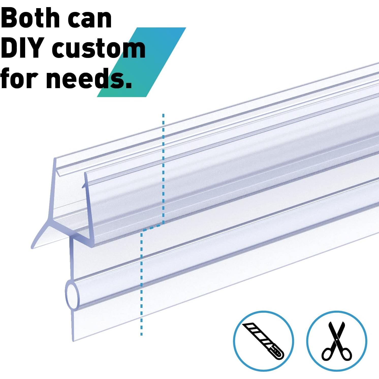 Sello Inferior de Puerta de Ducha FCSOTSPS 2 PCS 22mm x 91cm