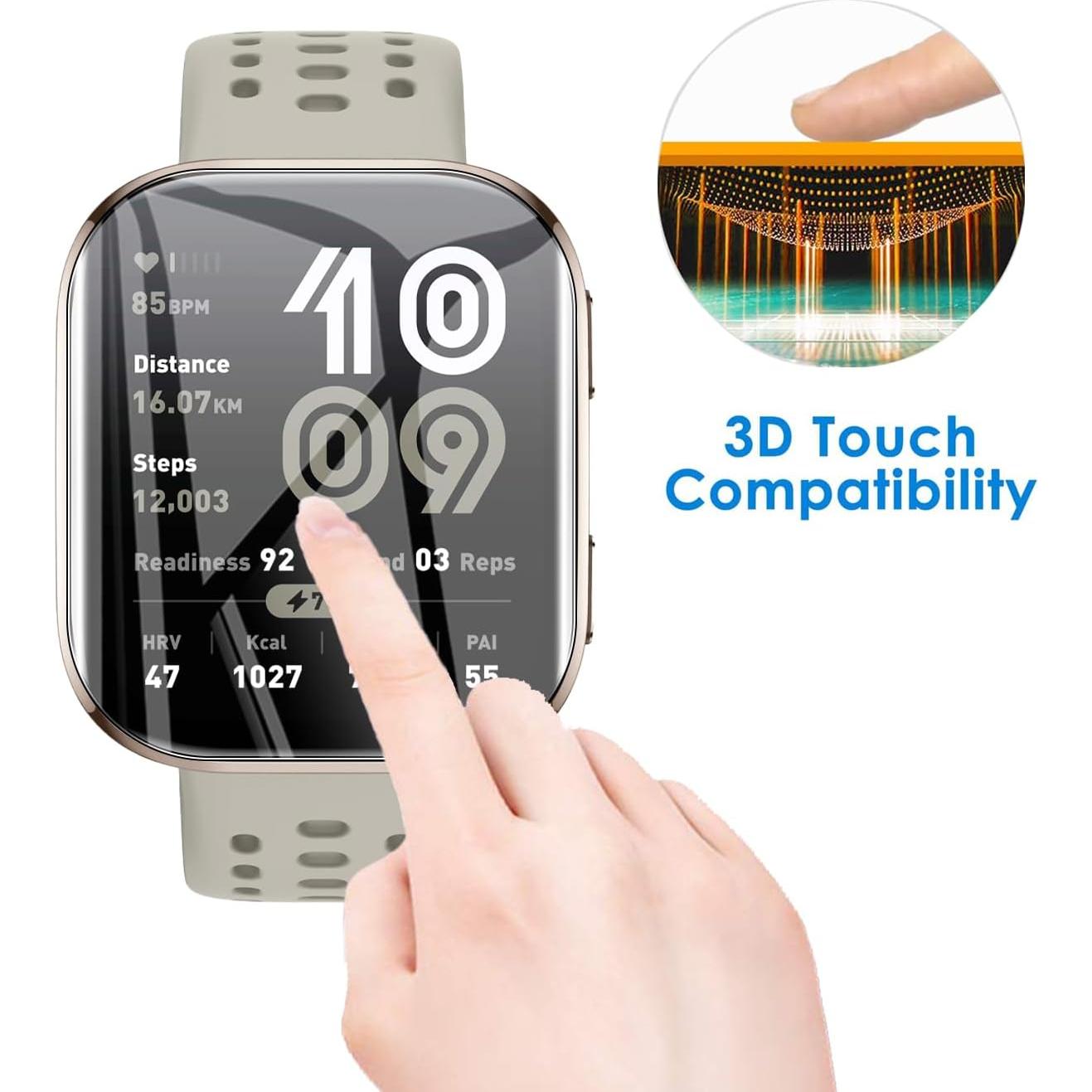 Paquete de 5 Protectores de Pantalla TPU para AMAZFIT Bip 6