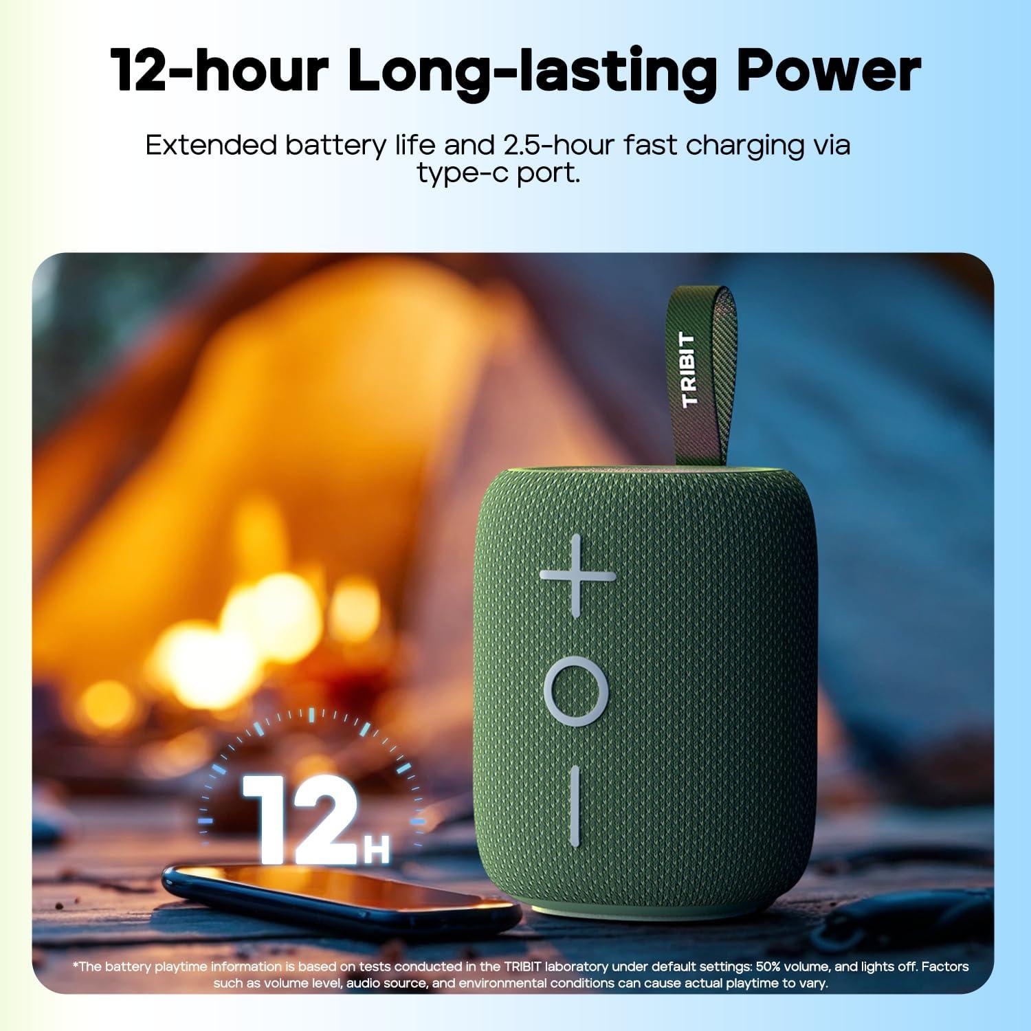 Altavoz Bluetooth Portátil Tribit StormBox Mini+ 12W 360°
