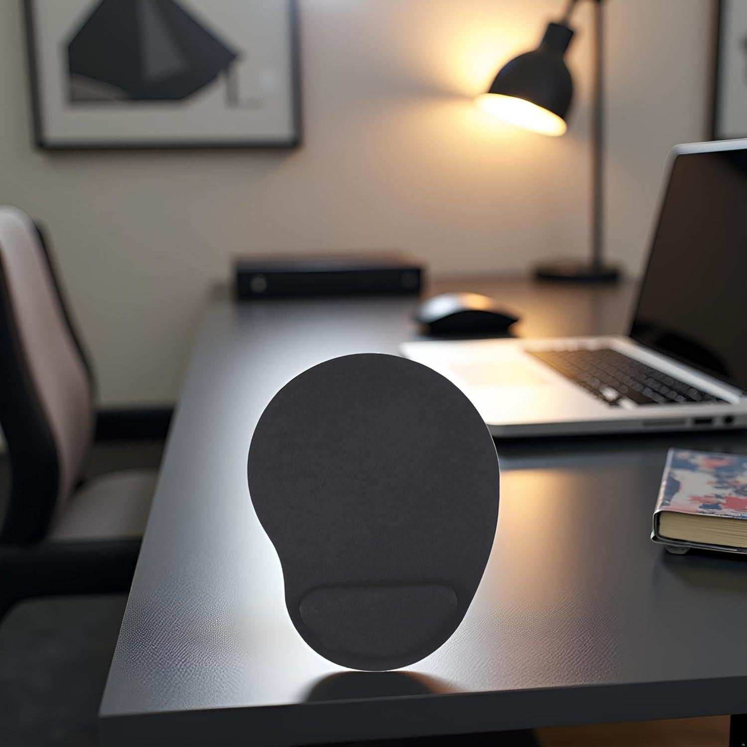 Almohadilla para Ratón ZhangyiHot Negra con Reposamuñecas