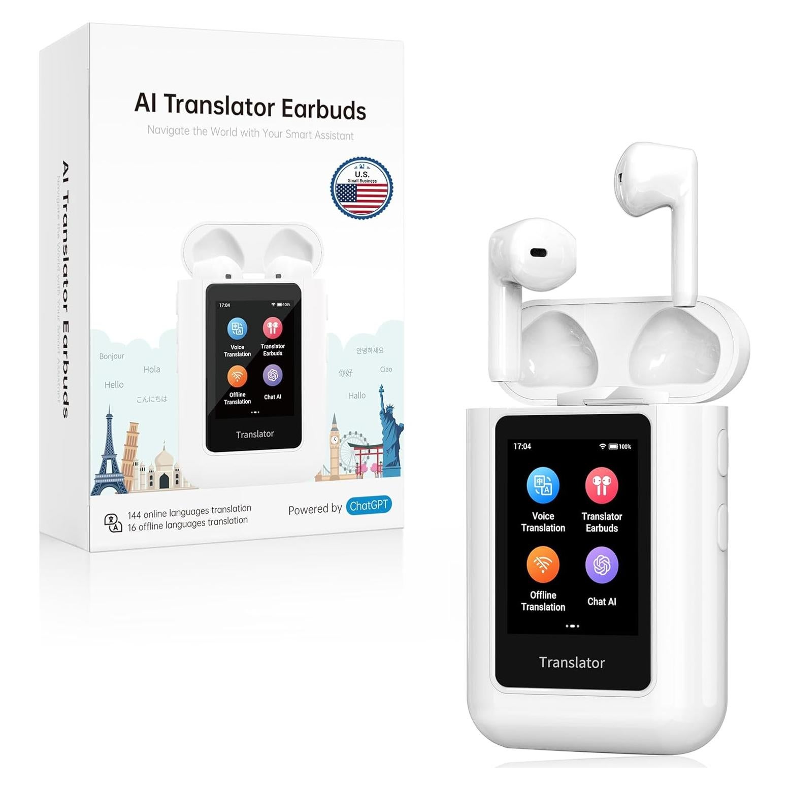 Auriculares Traductores ANFIER A8 AI - Traducción en 144 Idiomas