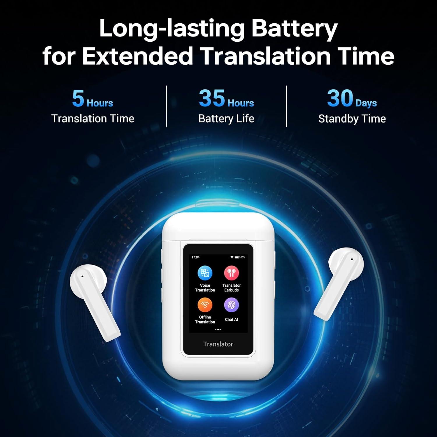 Auriculares Traductores ANFIER A8 AI - Traducción en 144 Idiomas