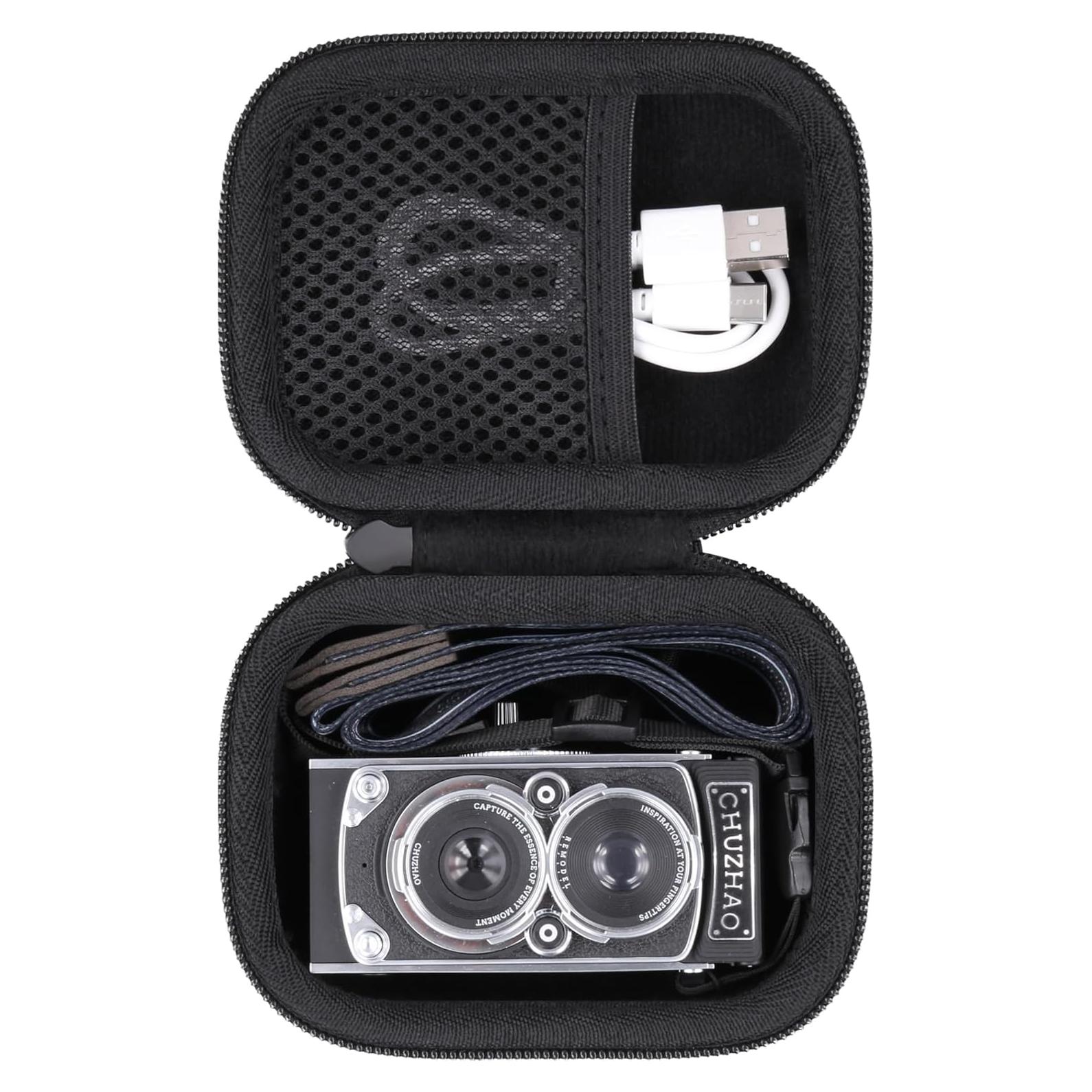 Funda para Cámara Digital Mini Vintage CHUZHAO Negra