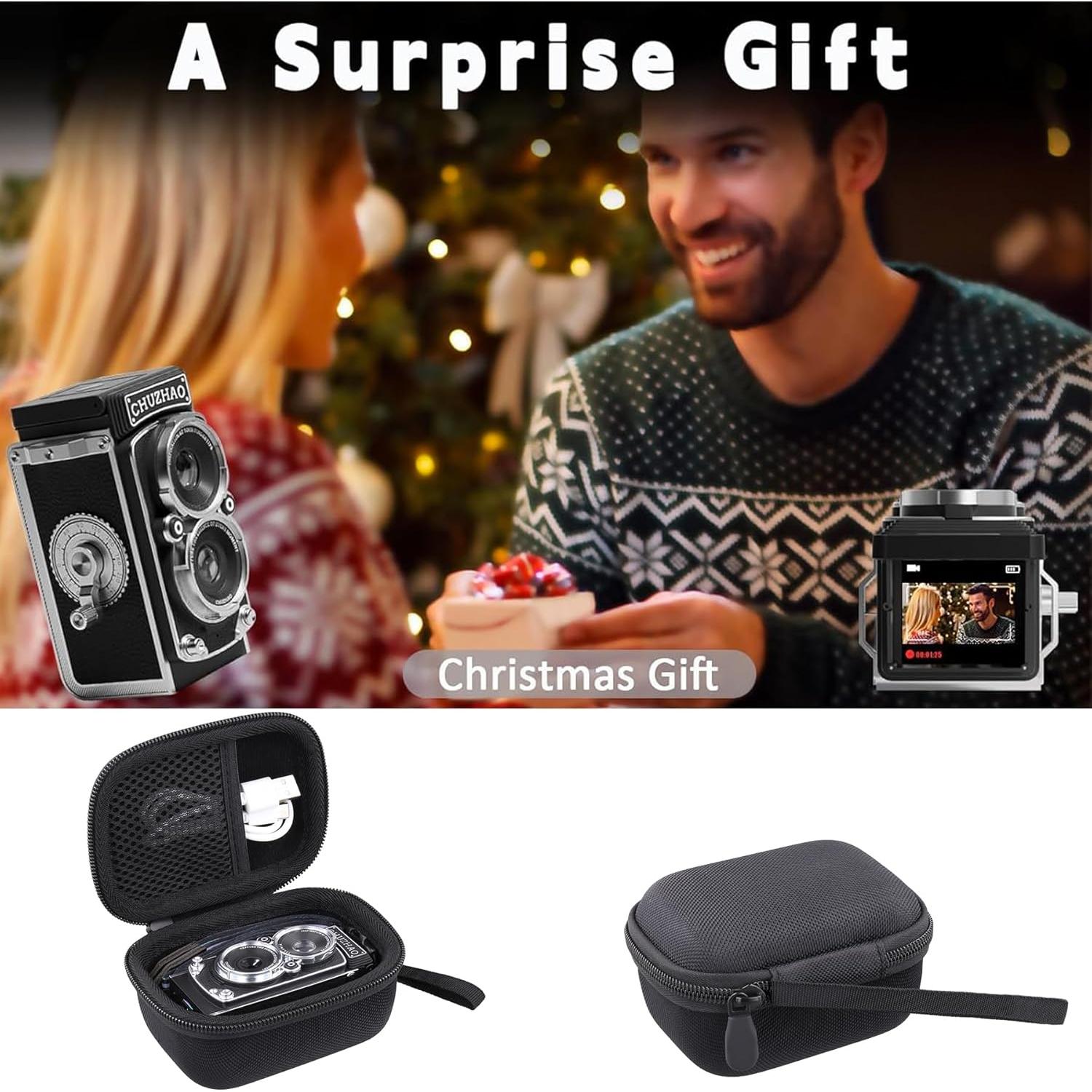 Funda para Cámara Digital Mini Vintage CHUZHAO Negra