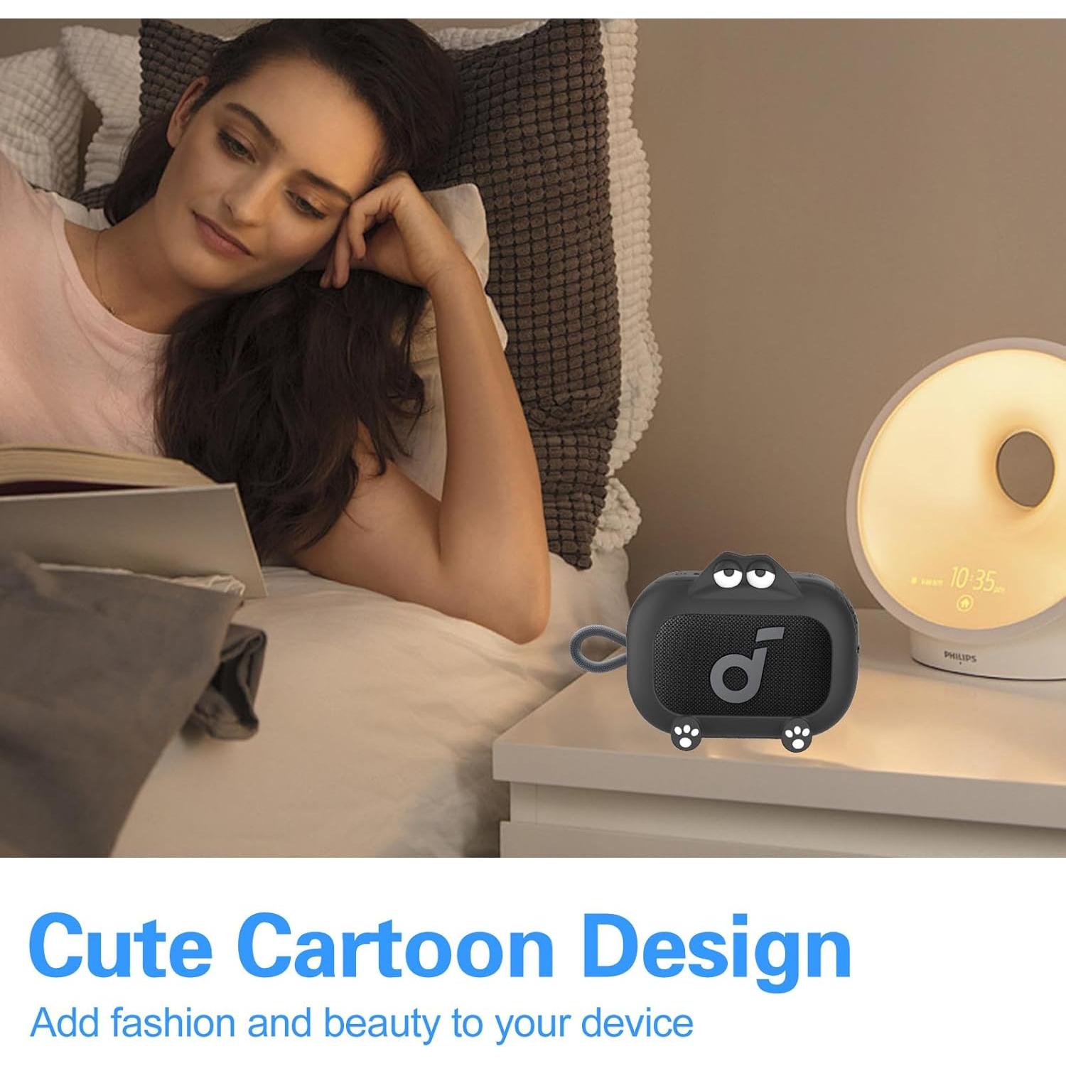 Funda de Silicona Anker Soundcore Select 4 Go - Protección Suave Negra