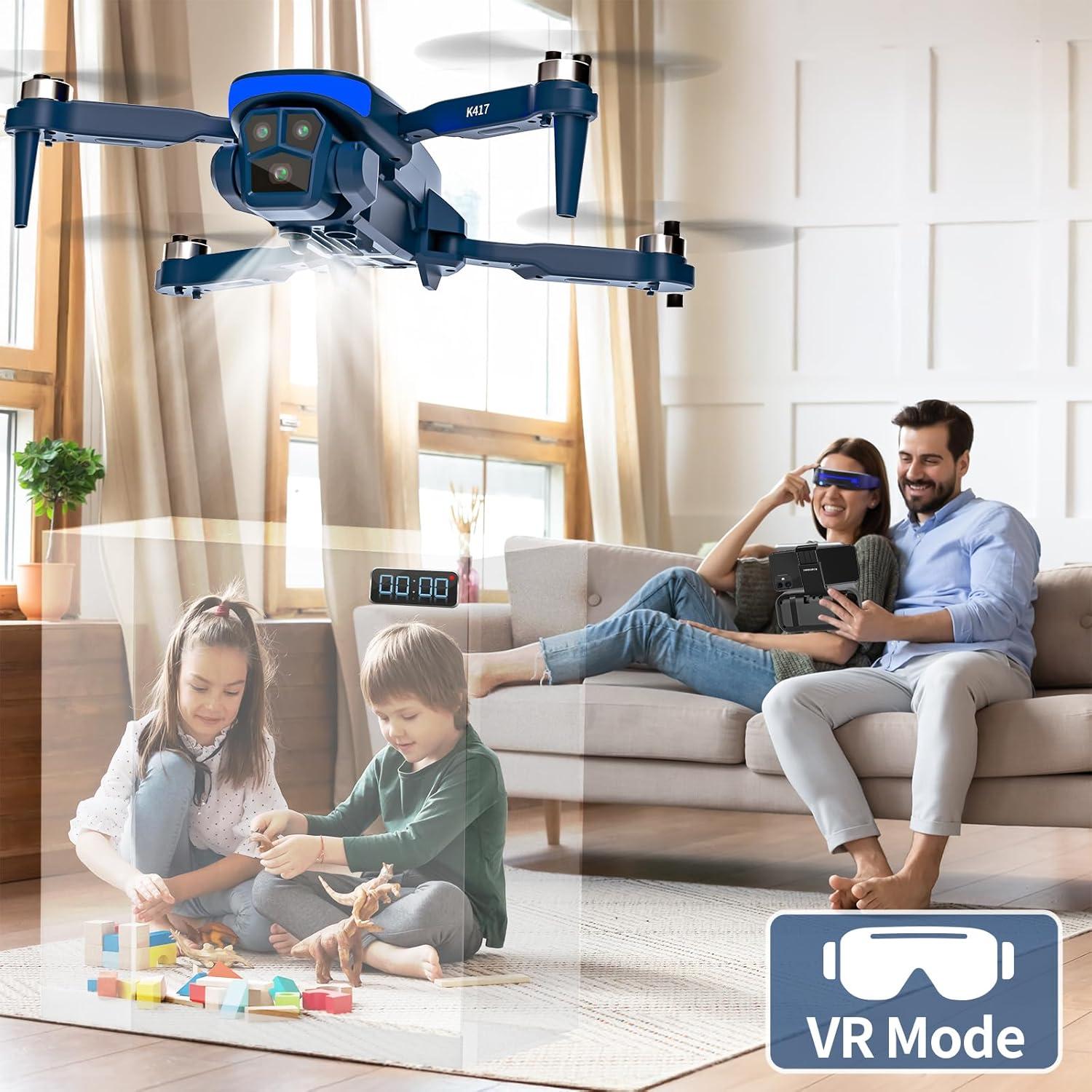 Drone K417 Karuisrc con 2 Cámaras 1080P HD Plegable