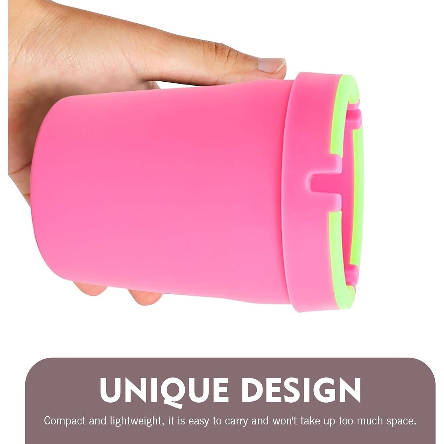 Cenicero de Coche MLY 2 Piezas Sin Humo Rosa a Prueba de Olores