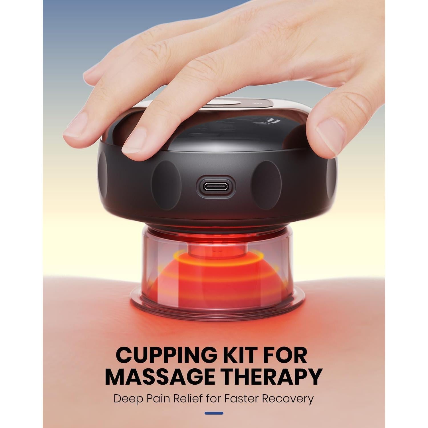 Kit de Ventosas Eléctricas 2 Paquete EURPMASK para Masaje