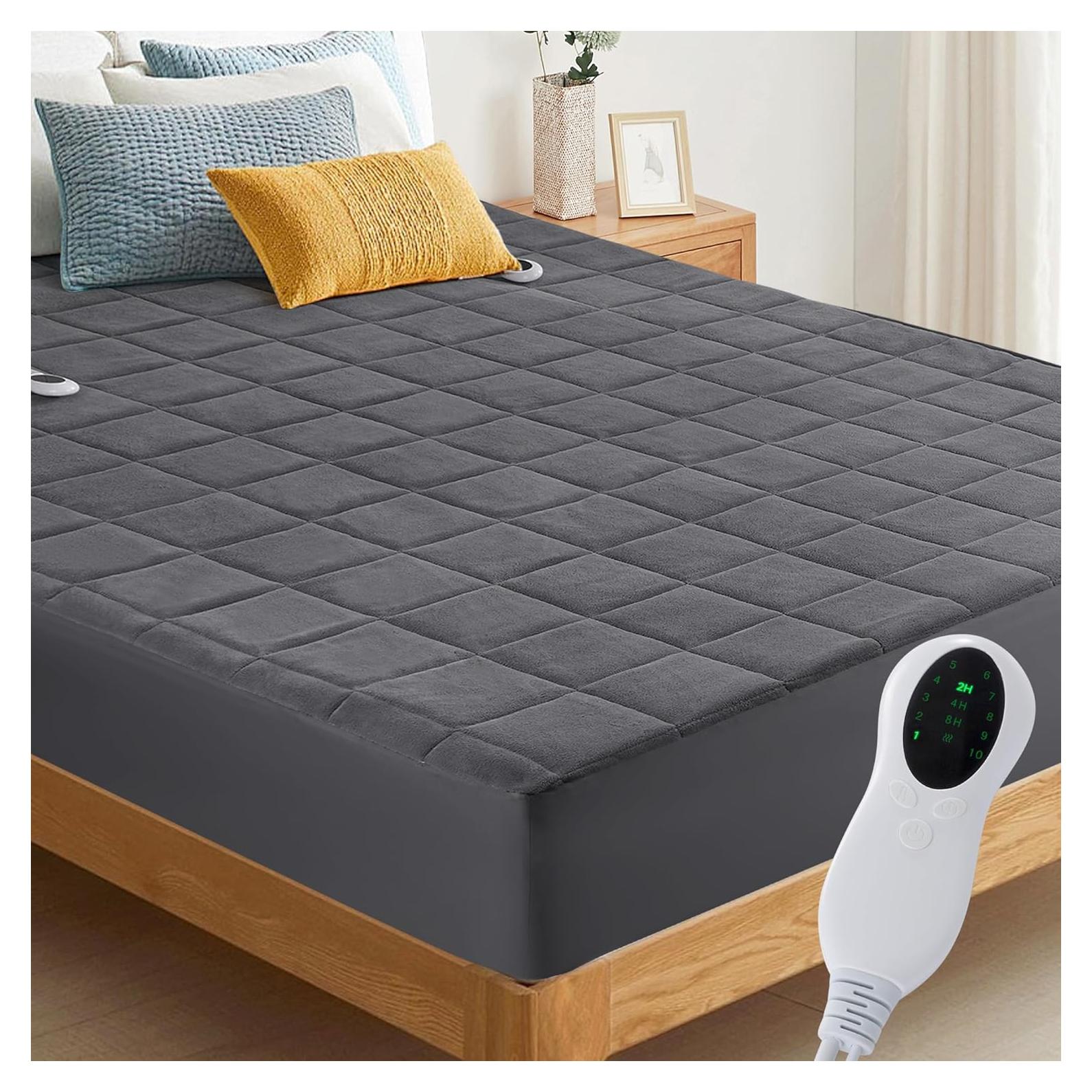 Almohadilla Térmica Eléctrica Fijinhom Individual 10 Niveles Calor