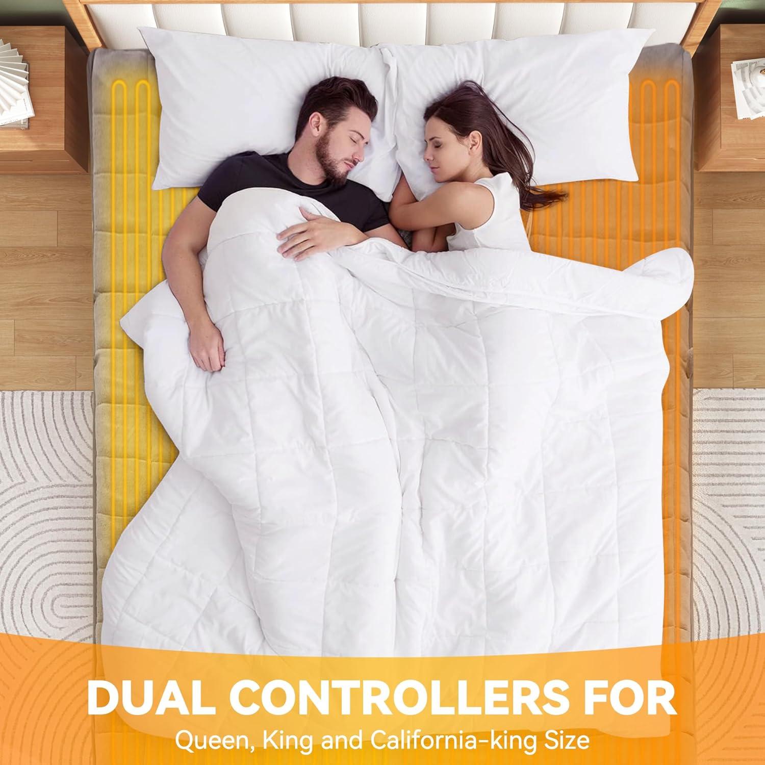 Almohadilla Térmica Eléctrica Fijinhom Individual 10 Niveles Calor