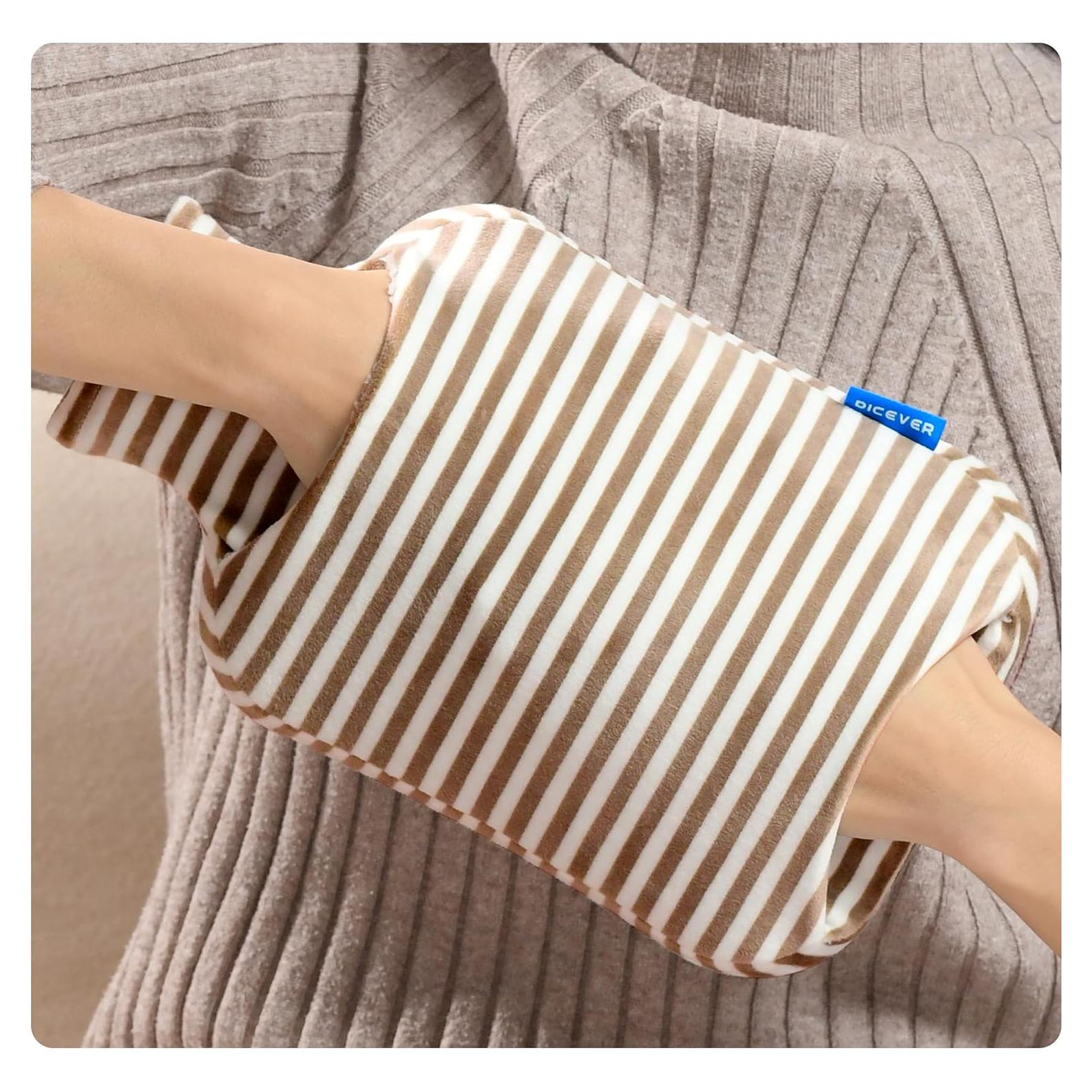 Botella de Agua Caliente DICEVER 2L con Funda Marrón