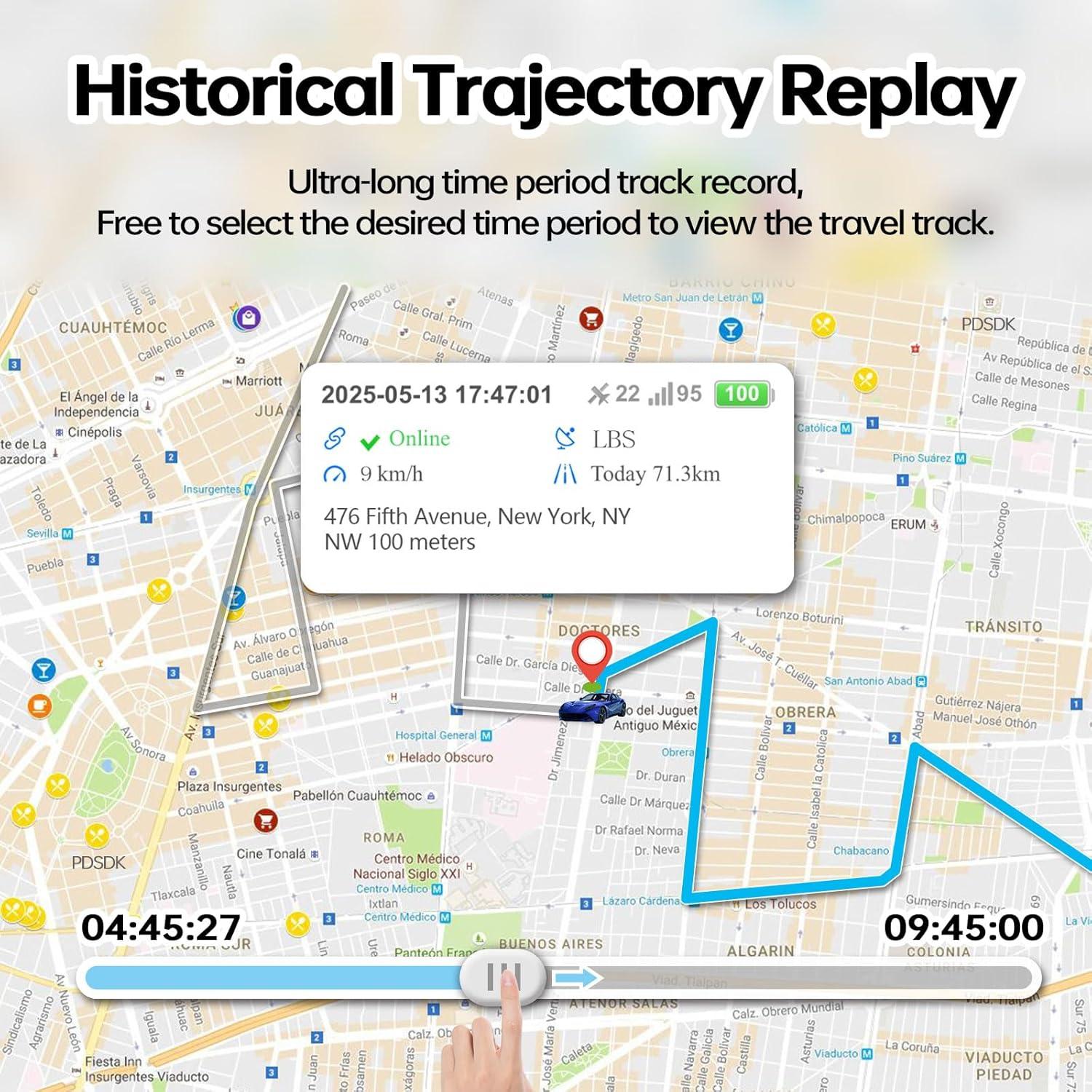 Rastreador GPS PDSDK Magnético para Vehículos y Mascotas