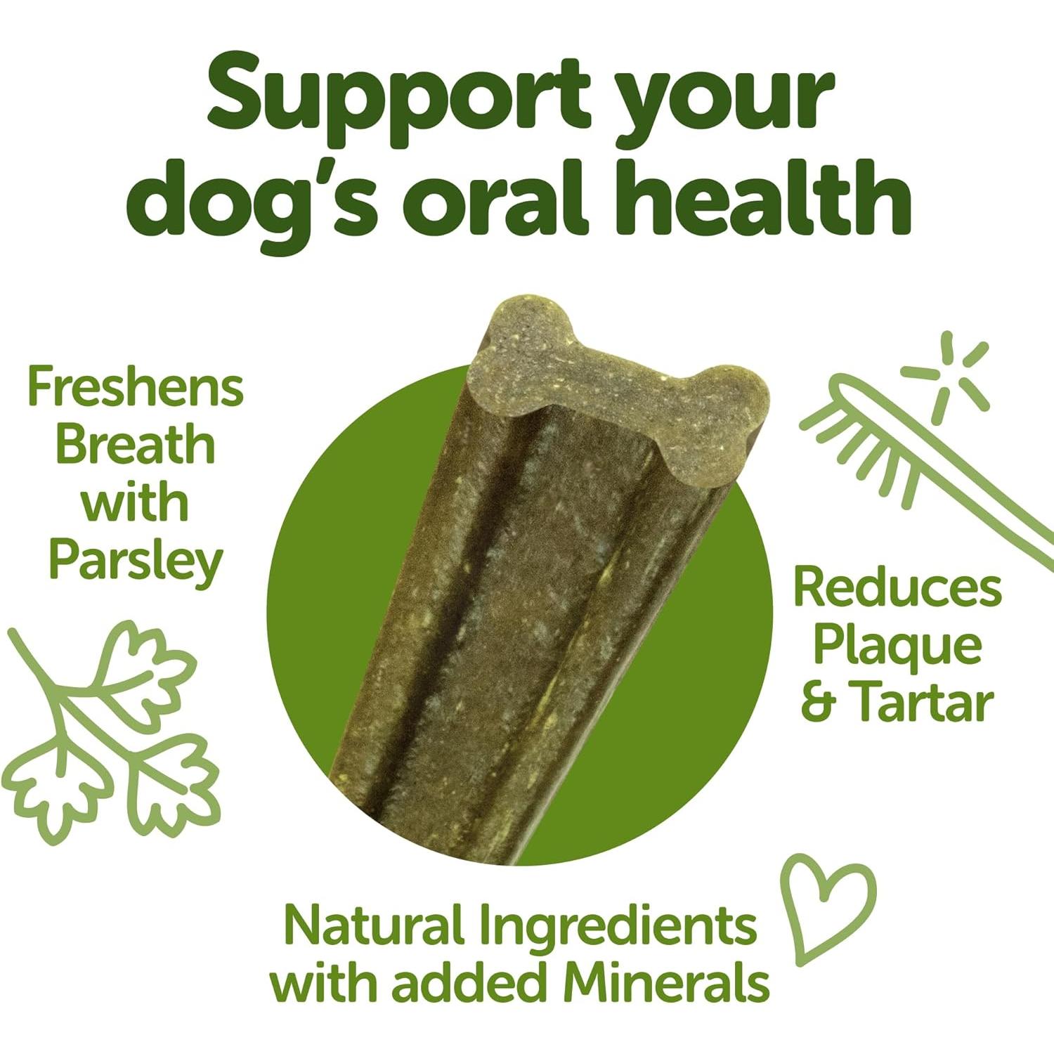 Golosinas Dentales WHIMZEES Freshzees para Perros XS - 56 Unidades