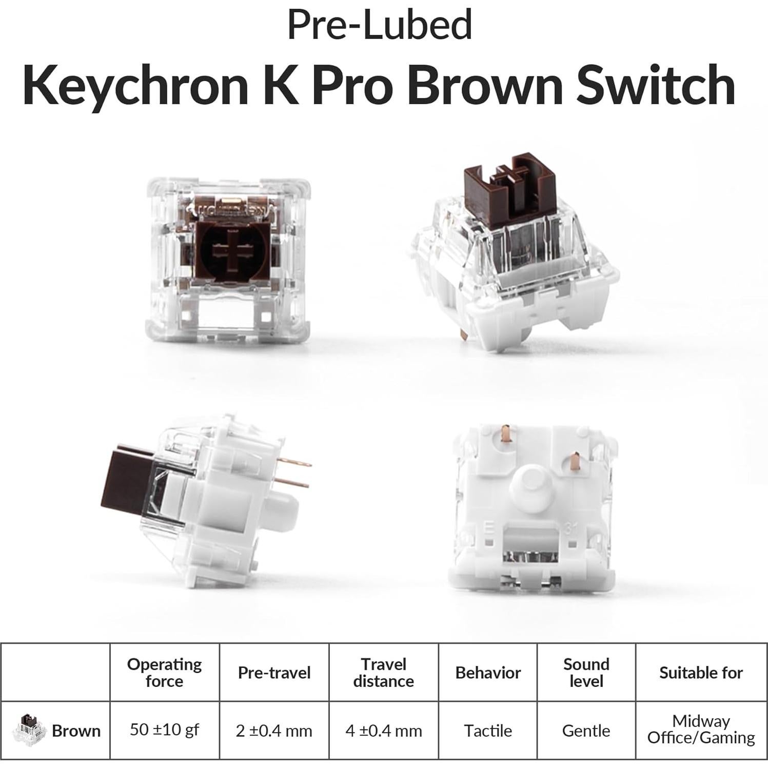 Teclado Mecánico Keychron V2 65% QMK/VIA Intercambiable Negro
