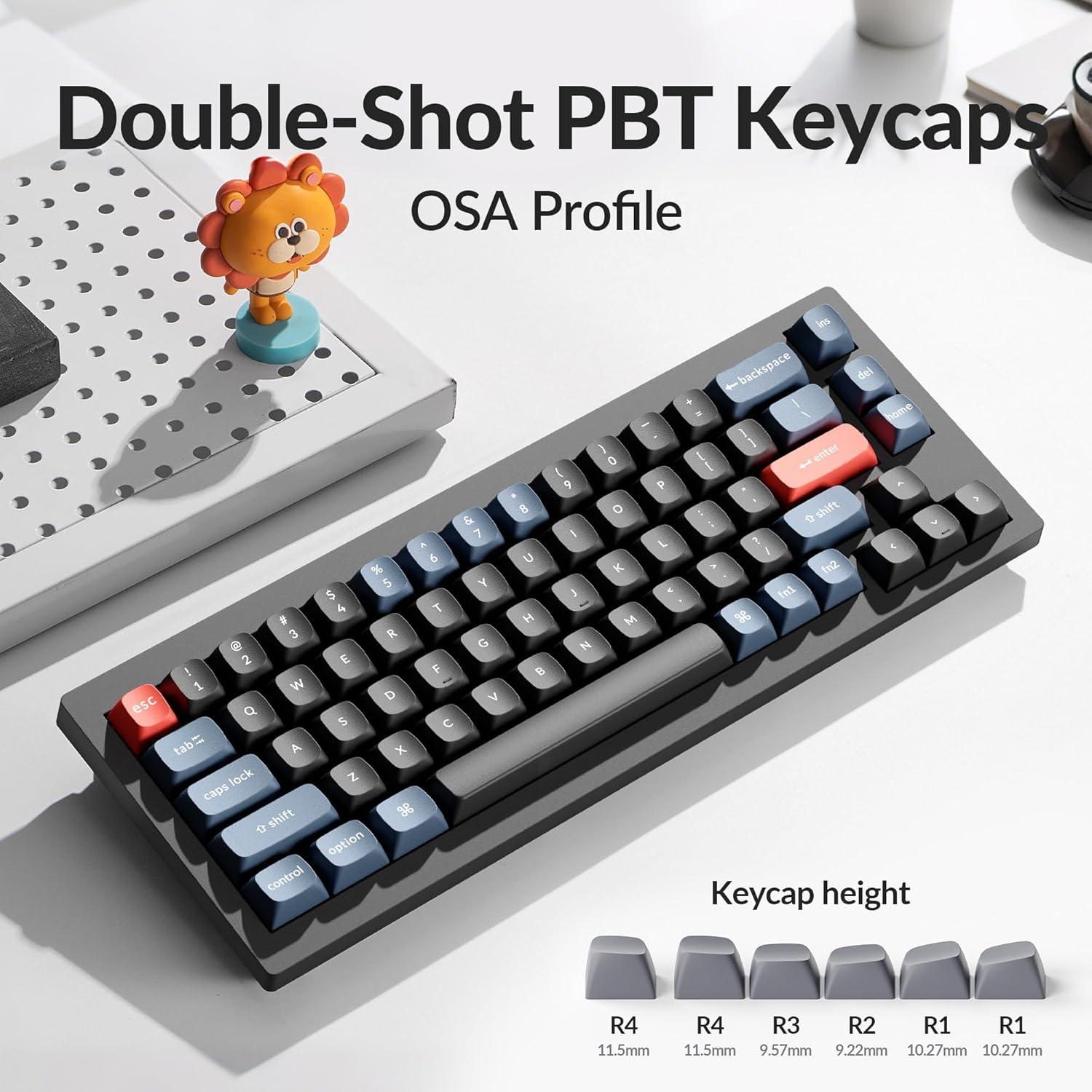Teclado Mecánico Keychron V2 65% QMK/VIA Intercambiable Negro