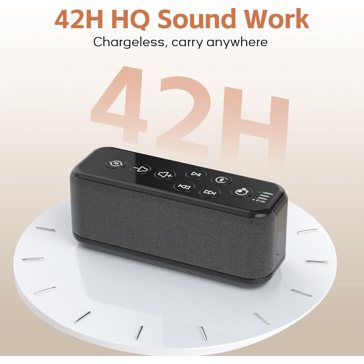 Máquina de Ruido Blanco PPLEE CR1016L Bluetooth Recargable