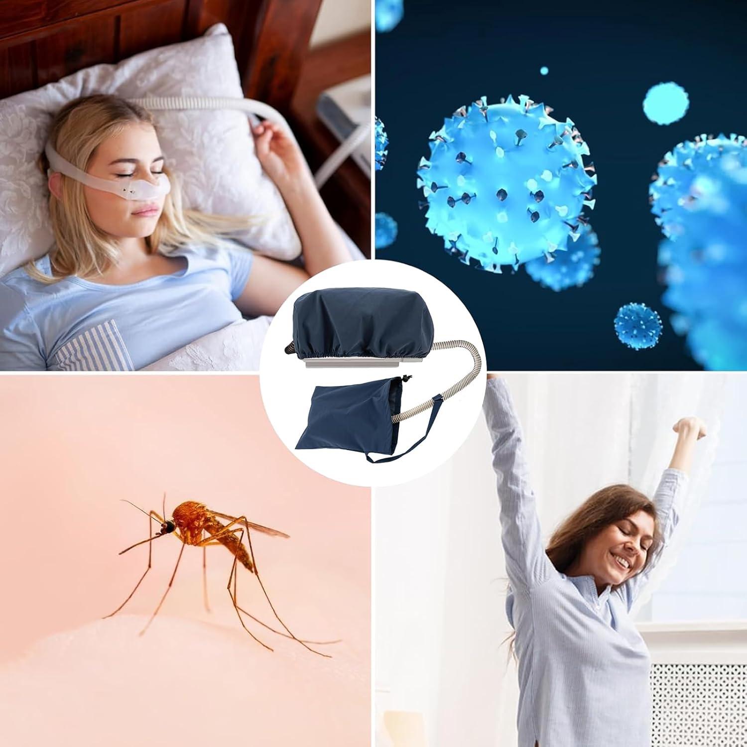 Cubierta Protectora para Máscara LKLKKC 36.1x25.4cm Negra/Azul