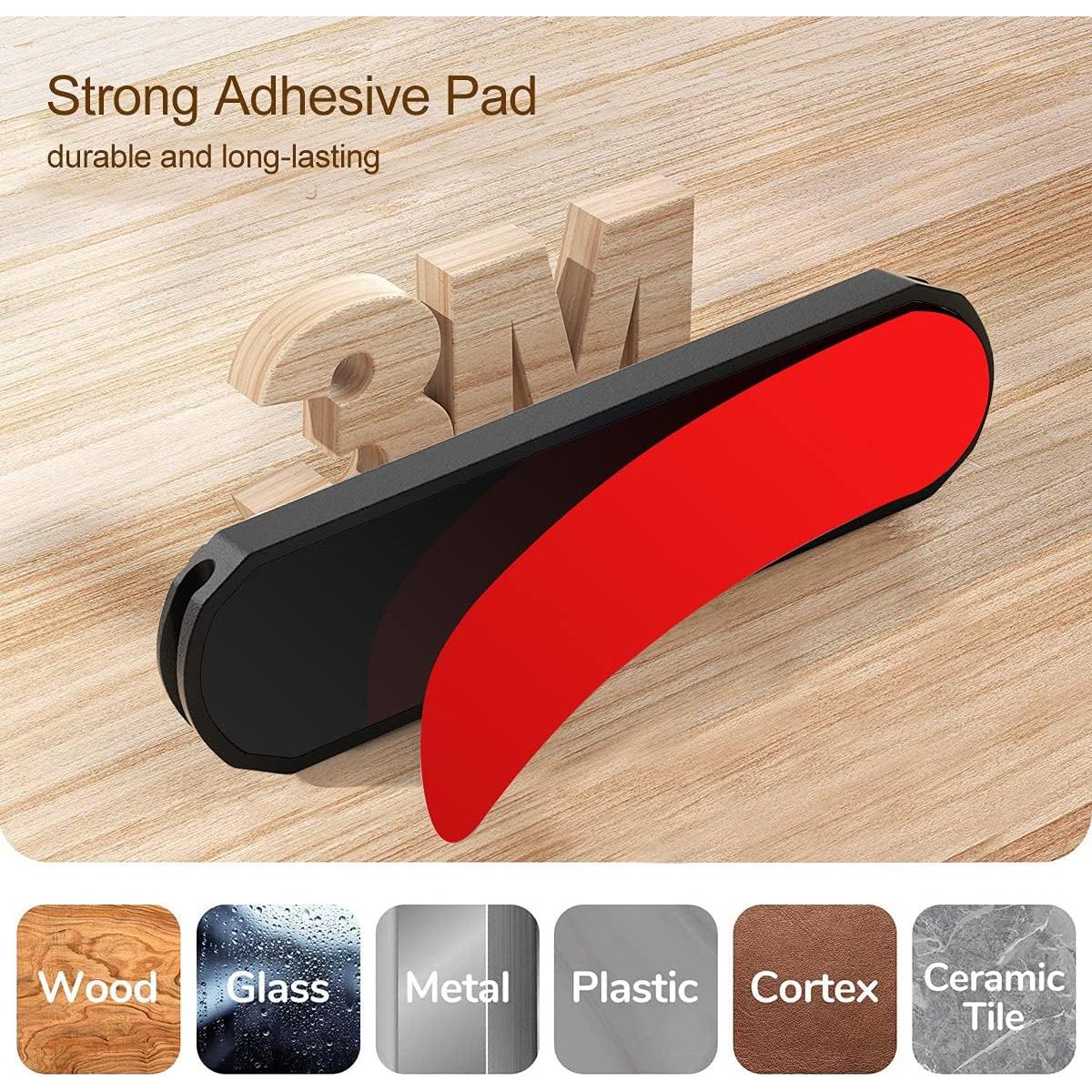 Soporte Magnético Dracool para Cables 6 Ranuras Negro