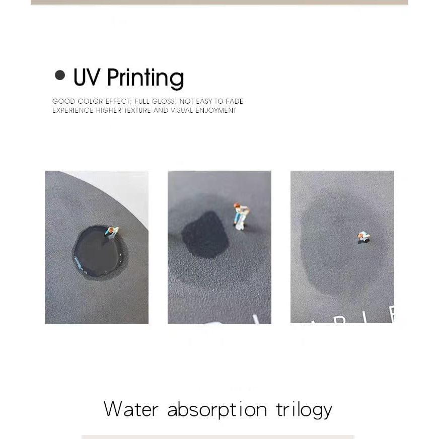 Alfombra de Baño ACCUMTEK Antideslizante 61x43cm Beige