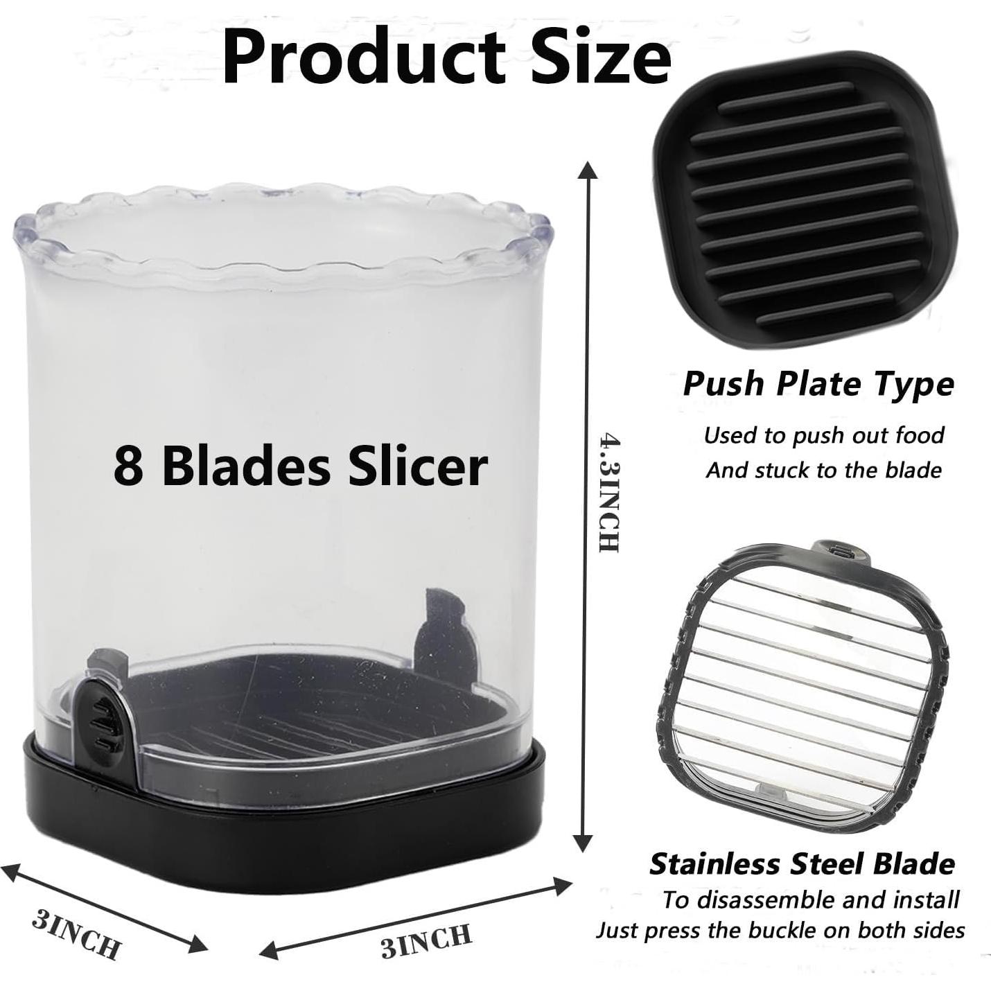 Copa Cortadora de Frutas Genérico con Cuchillas de Acero Inoxidable