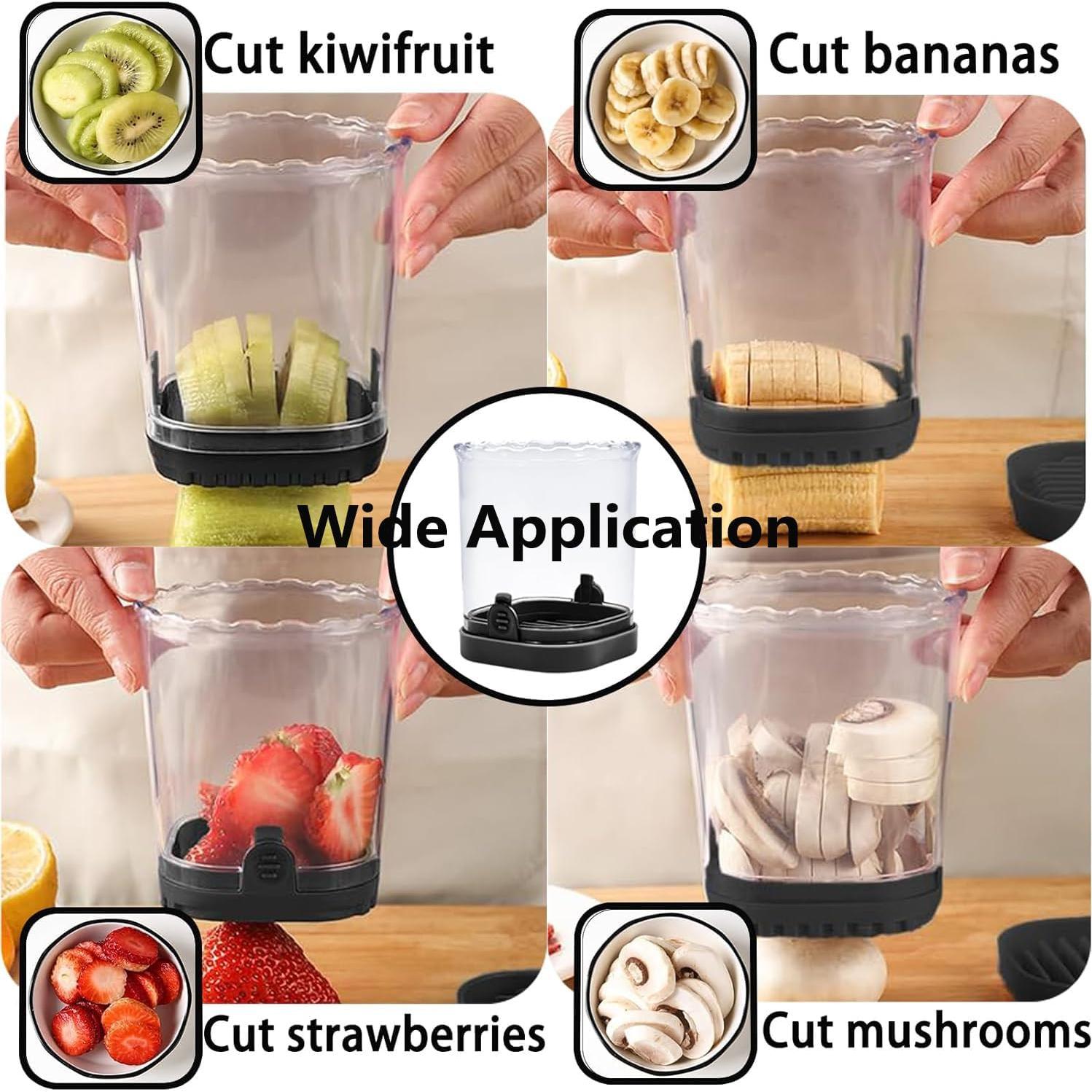 Copa Cortadora de Frutas Genérico con Cuchillas de Acero Inoxidable