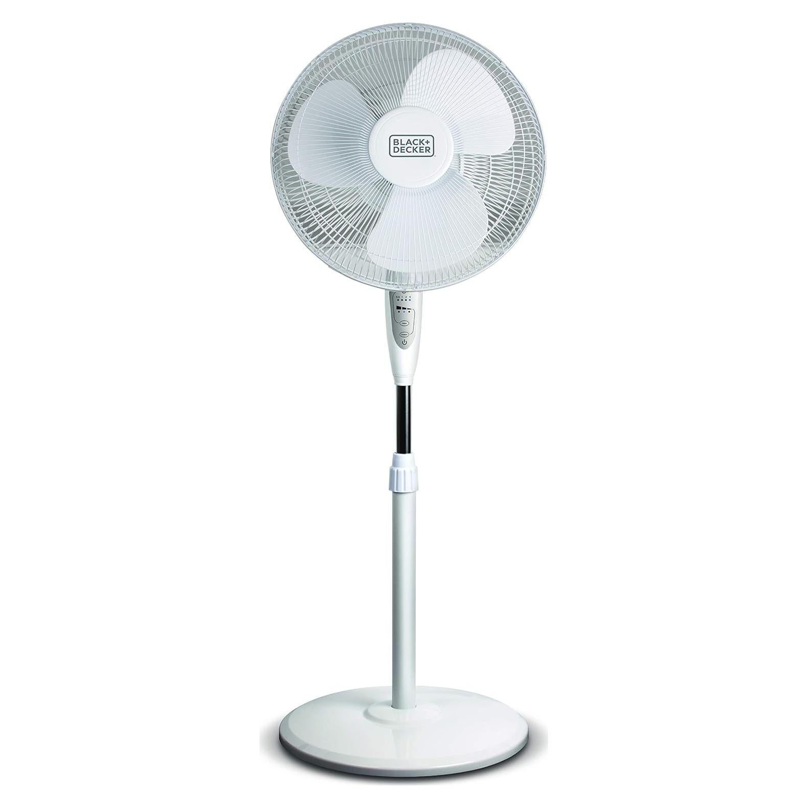 Ventilador de Pie BLACK+DECKER 16" Control Remoto Oscilante